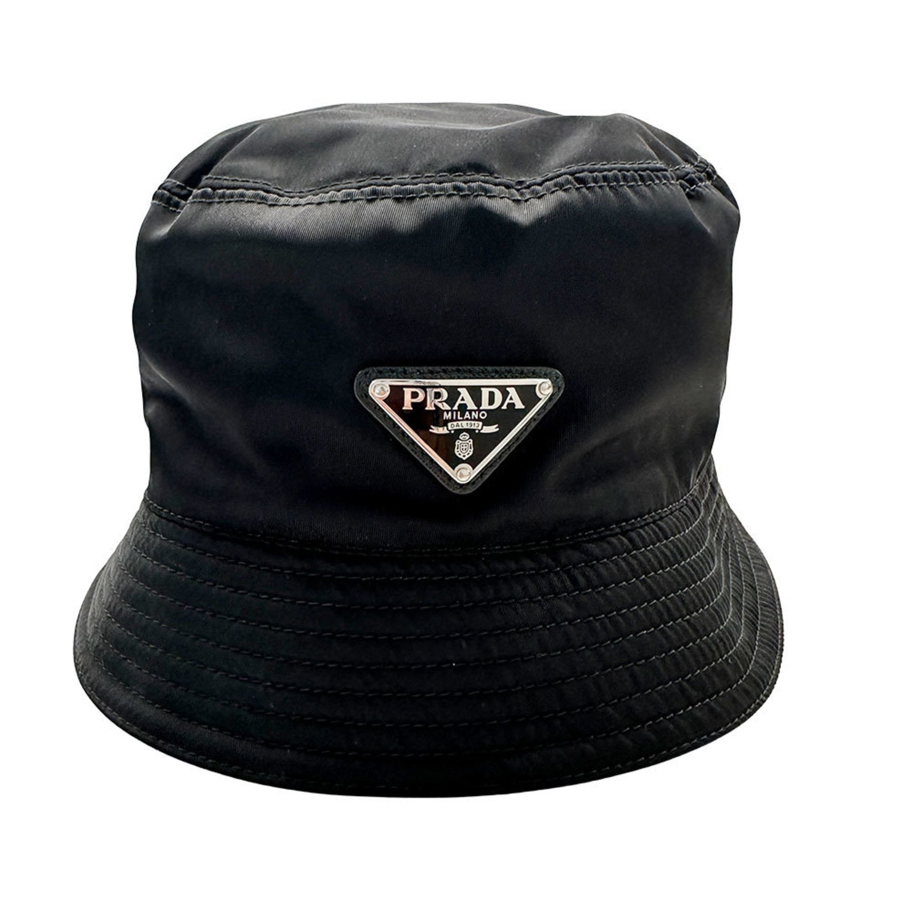 Prada Hat, Men's and Brand Name Polyamide Bucket Cotton, Cool Hat