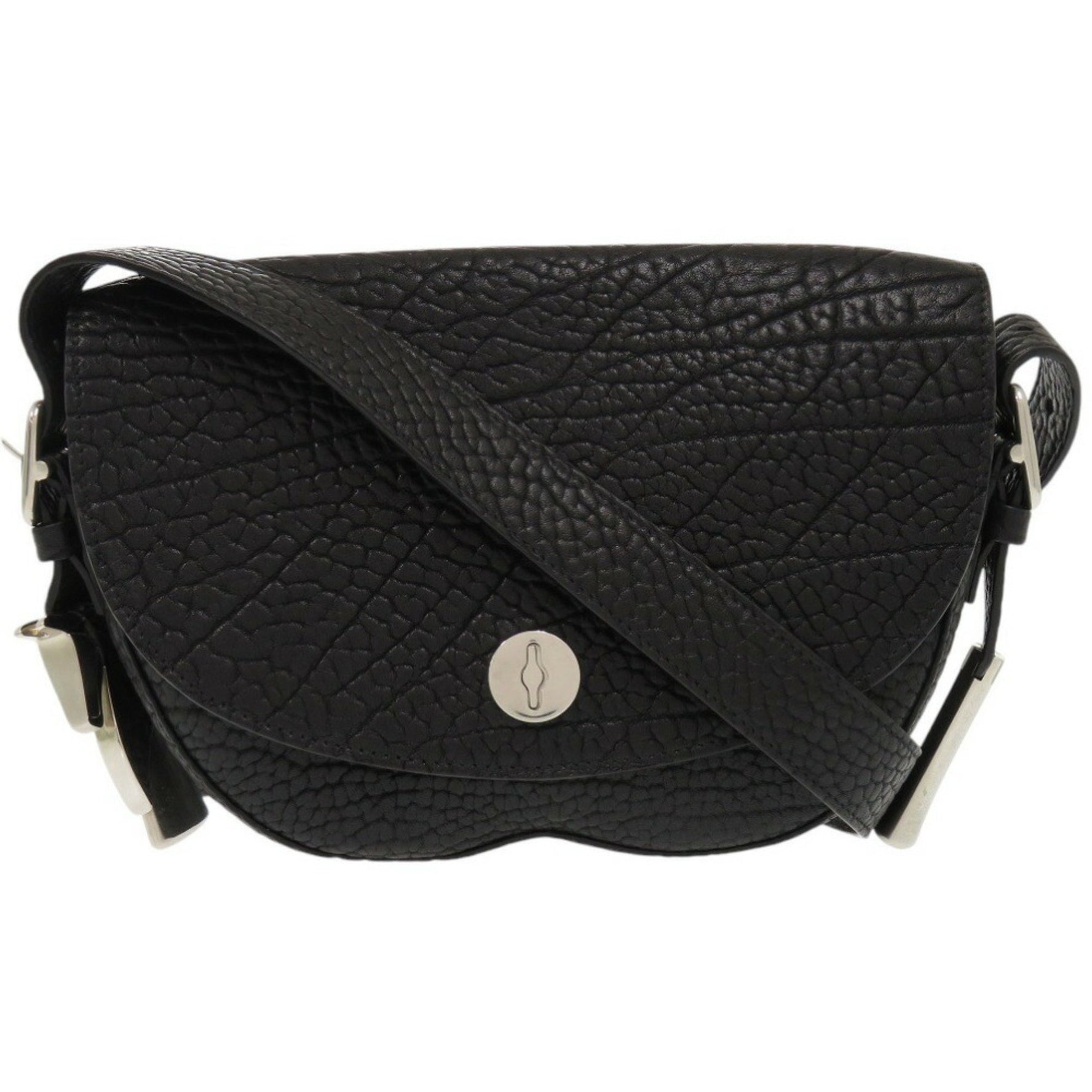 Burberry Leather/Leather Black Shoulder Bag 0312BURBERRY