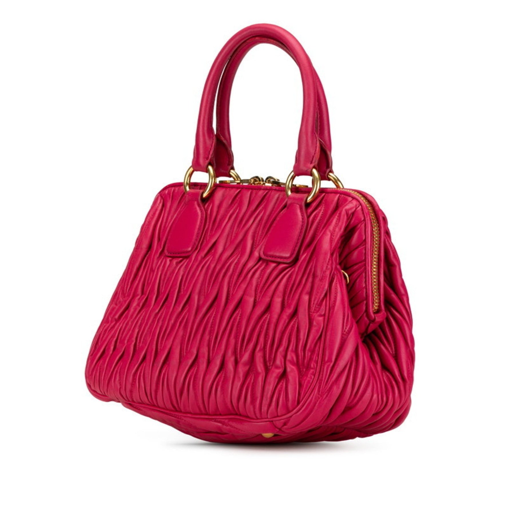Miu Miu Miu Matelasse Handbag Leather MIUMIU