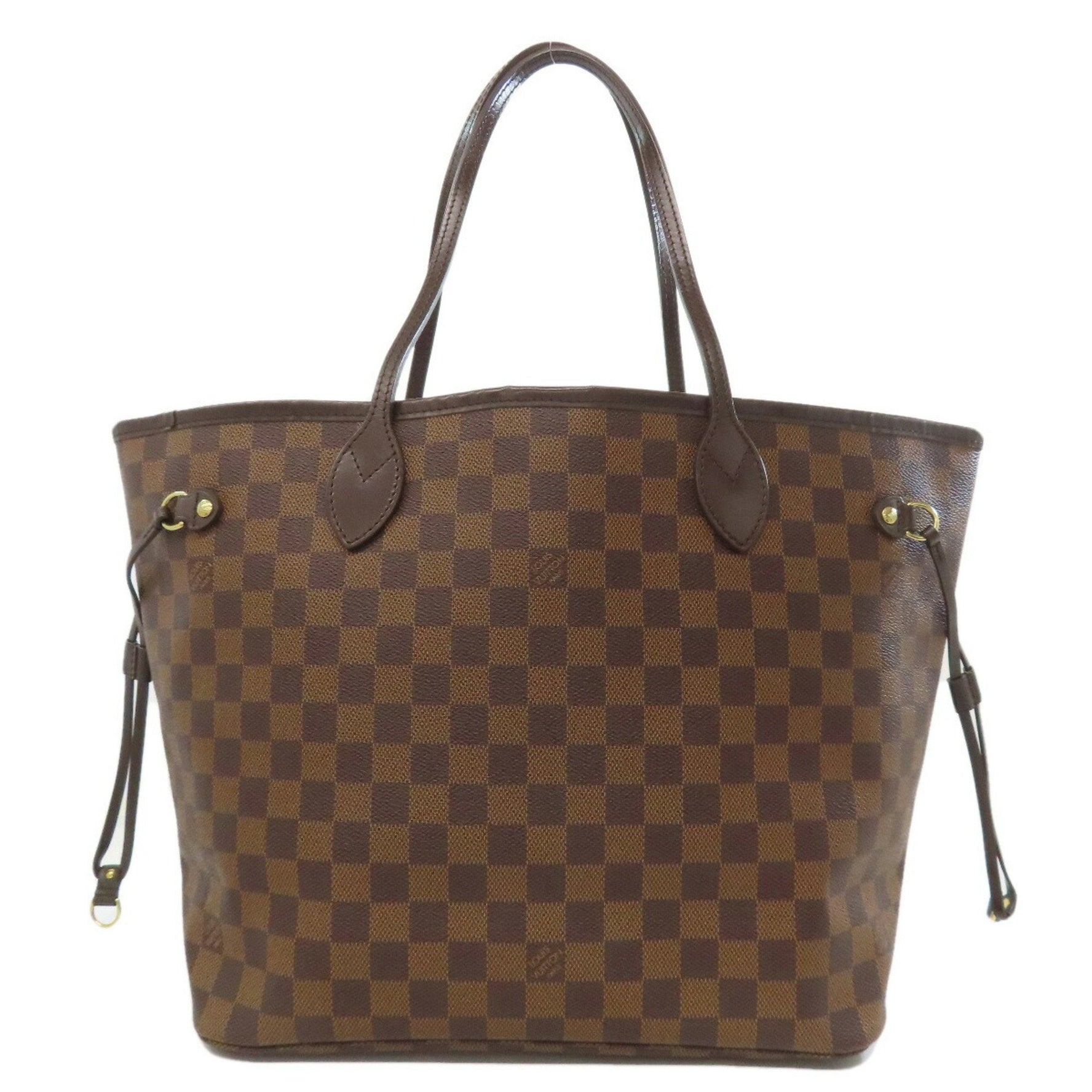 Louis Vuitton Neverfull MM (old) tote bag in Damier canvas .