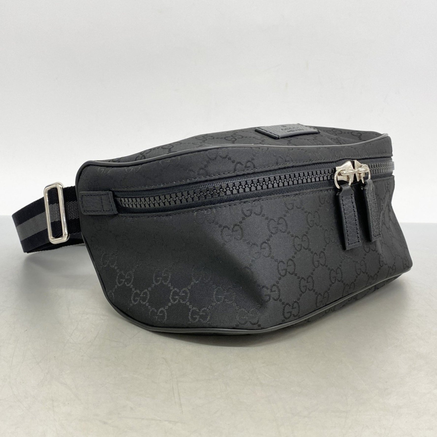 Gucci GG Nylon Waist Bag Black Women's