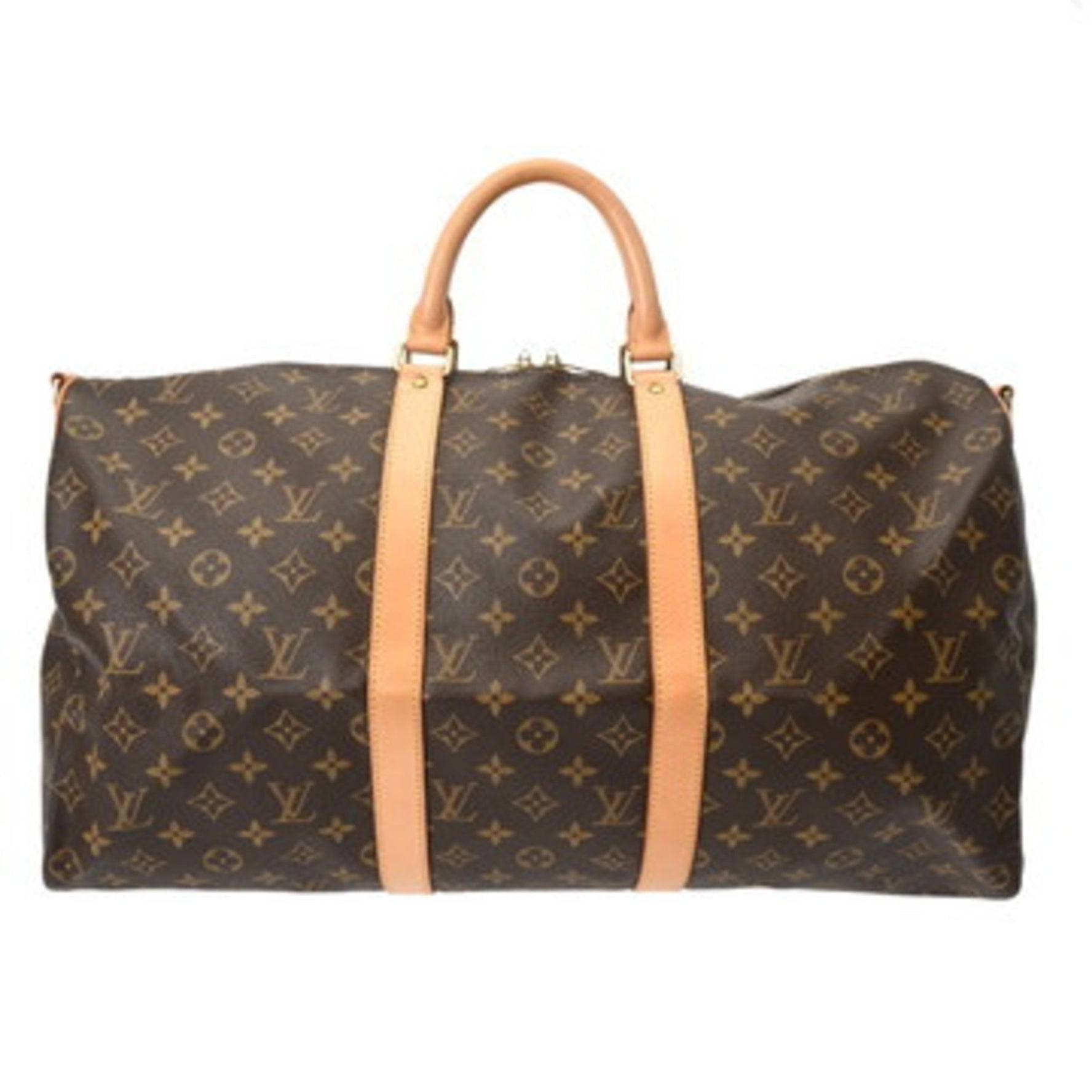 LOUIS VUITTON Monogram Keepall Bandouliere 50 Canvas Boston Bag