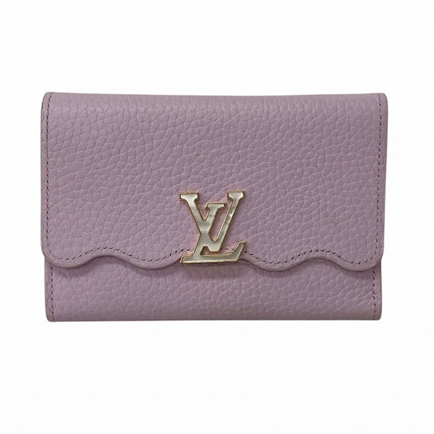 Louis Vuitton Taurillon Portefeuille Capucines Compact Bi-fold Wallet