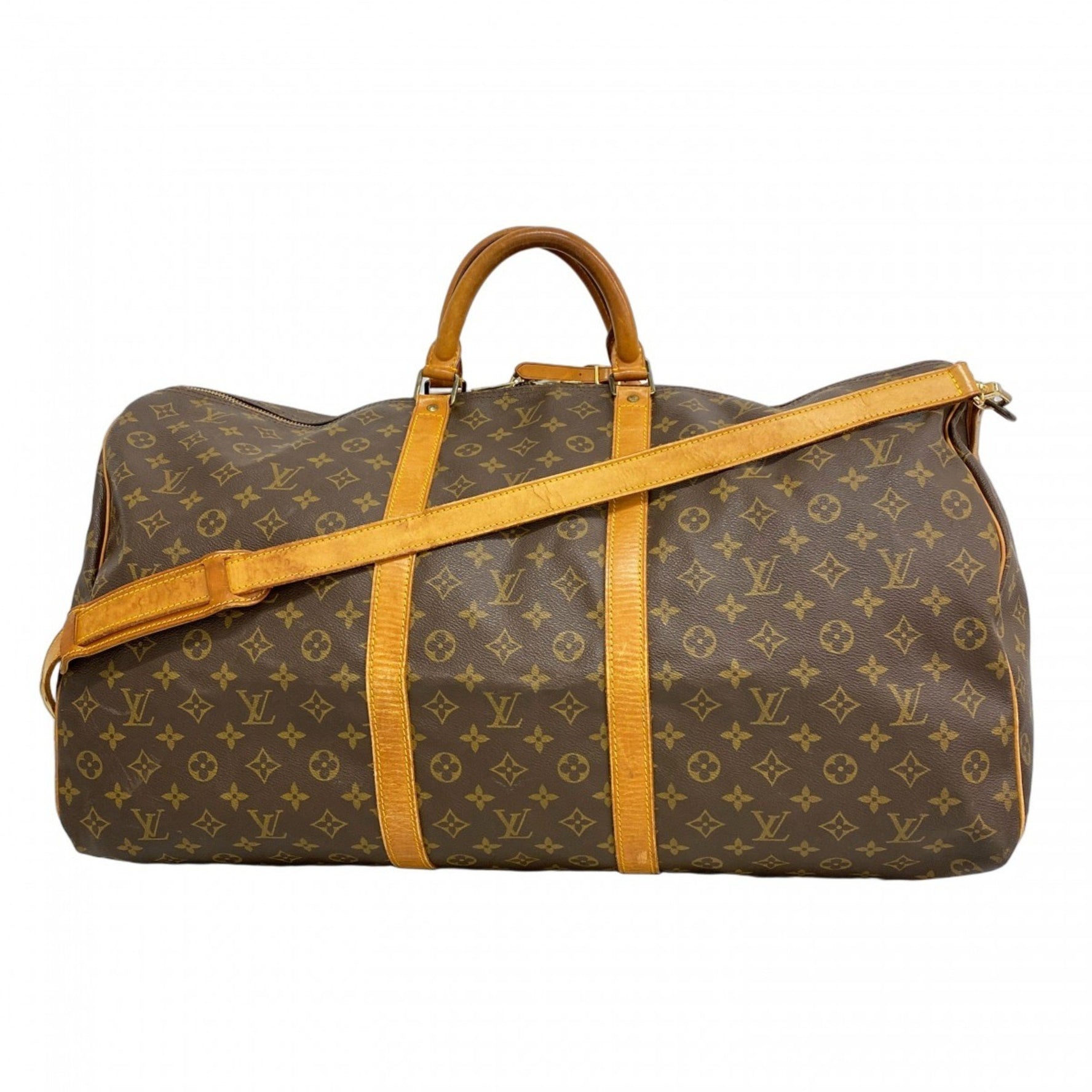 Louis Vuitton Monogram Keepall Bandouliere 60 Boston Bag Men's and