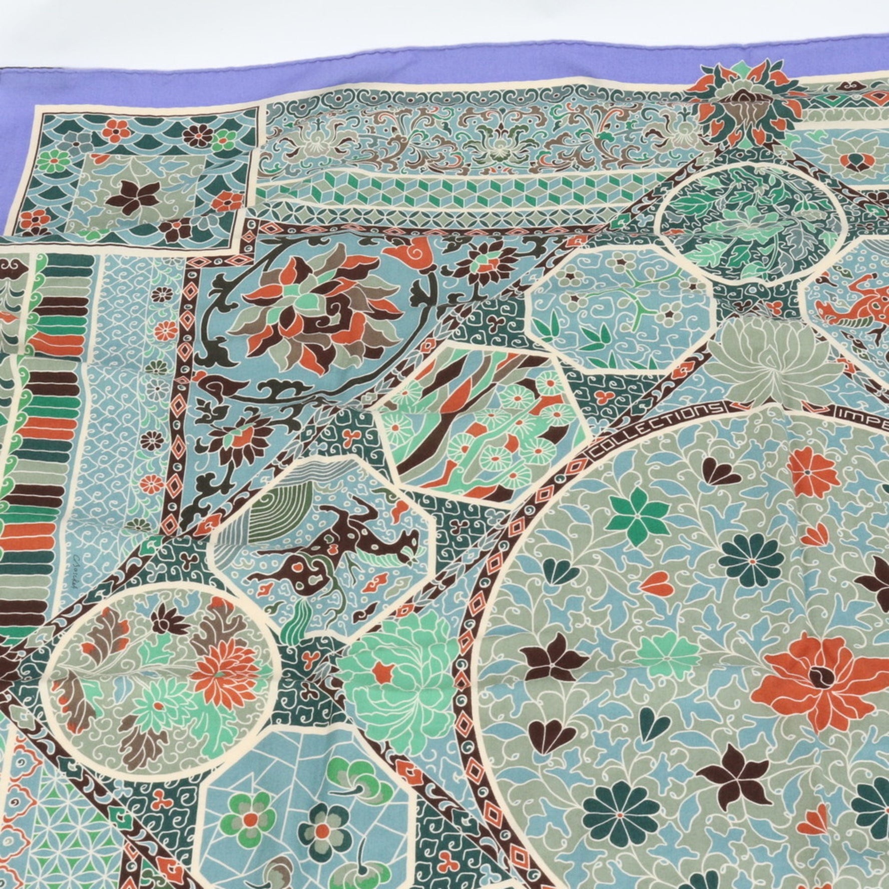 Hermes Hermès Carré Geant 140 Collection Imperiales Royal Cashmere Scarf/Muffler for Women