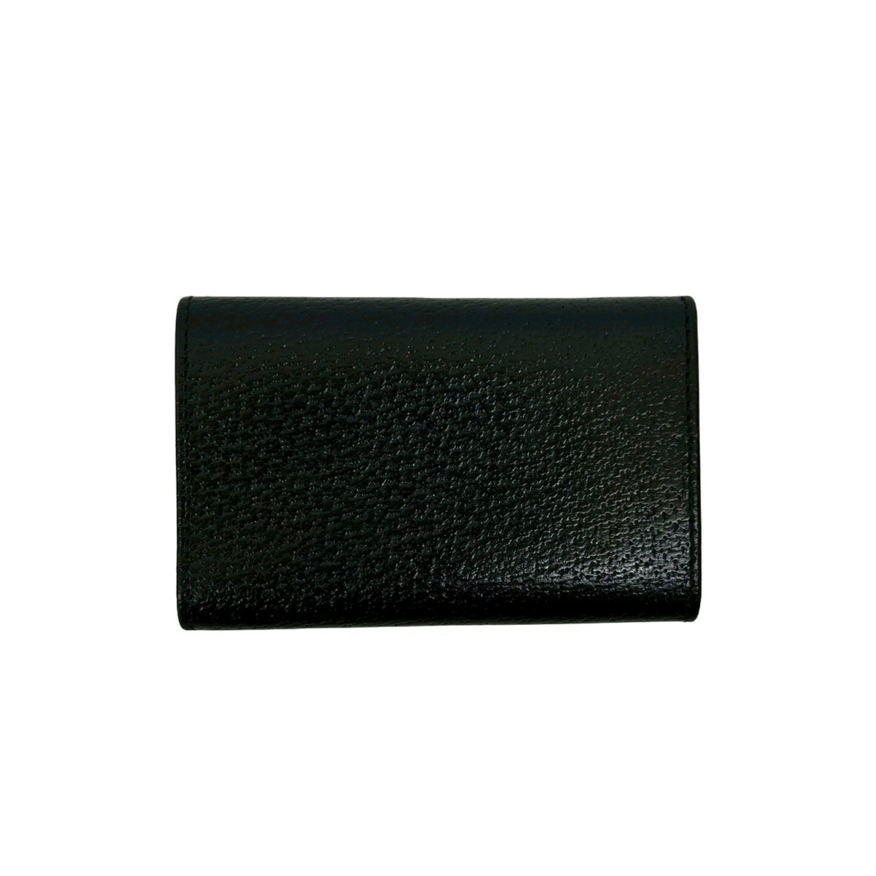 GUCCI G logo plate leather tri-fold key case, holder, cover
