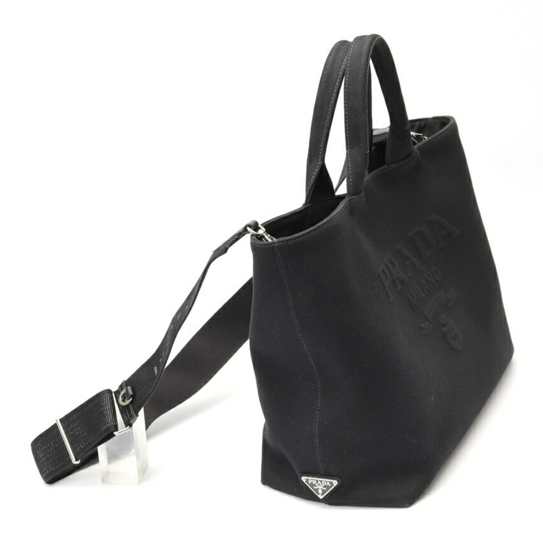 PRADA Tote Bag Canvas