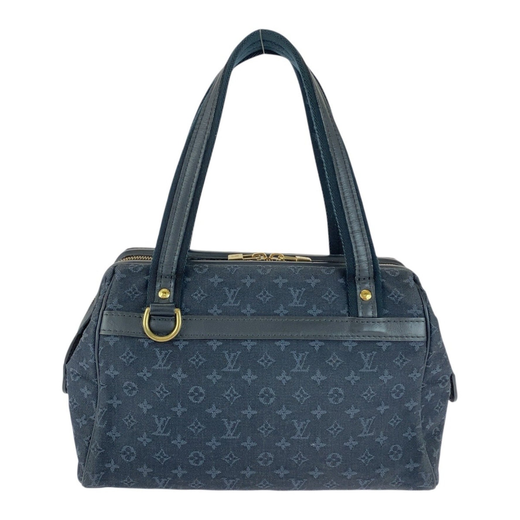 Louis Vuitton Monogram Mini Josephine PN Canvas Leather with Gold Hardware Handbag Boston Bag