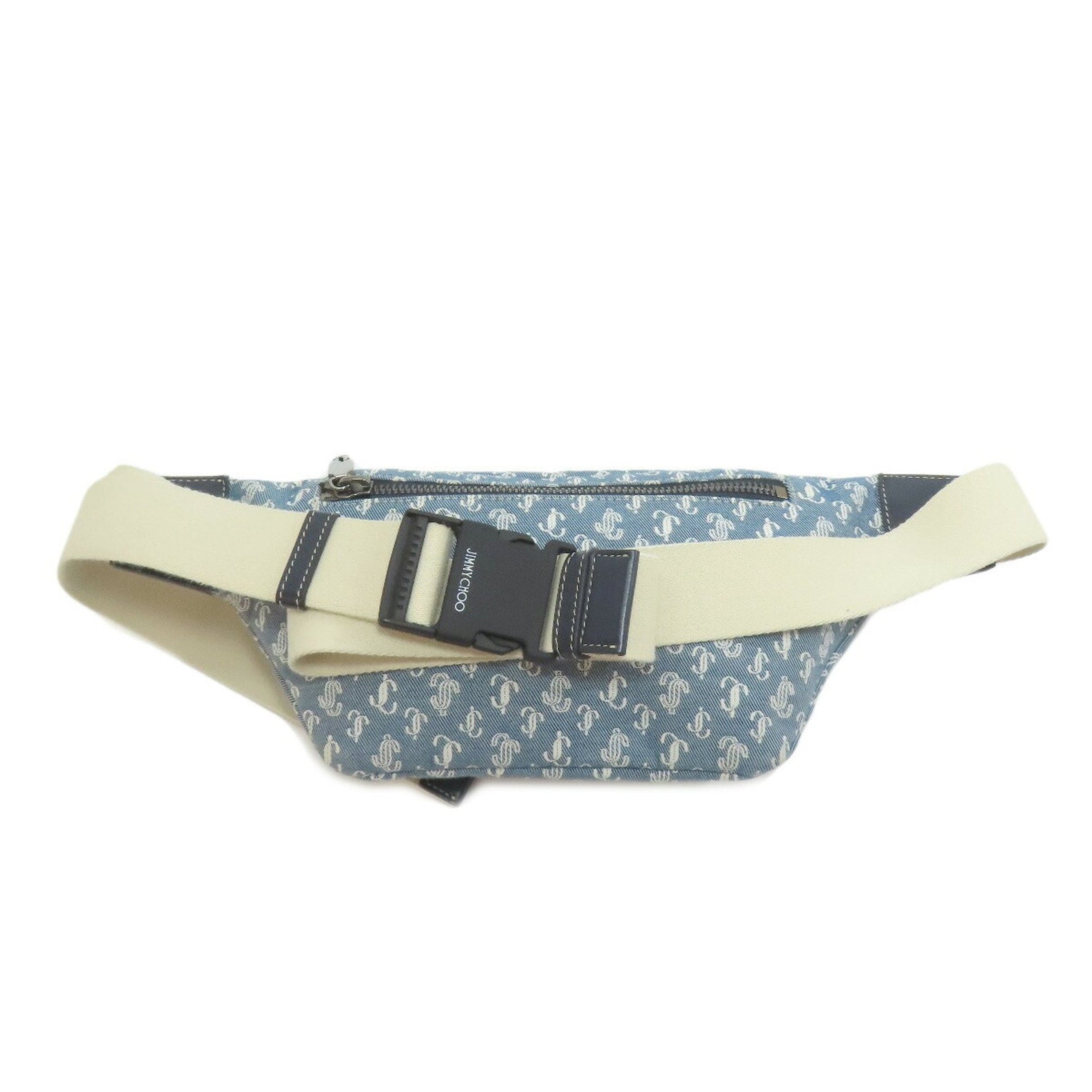 Jimmy Choo motif body bag canvas ladies