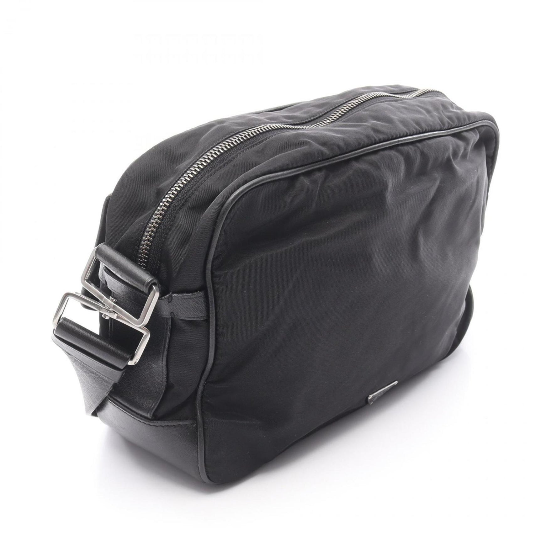 Prada Re-Nylon Shoulder Bag, Nylon and Leather, Men's