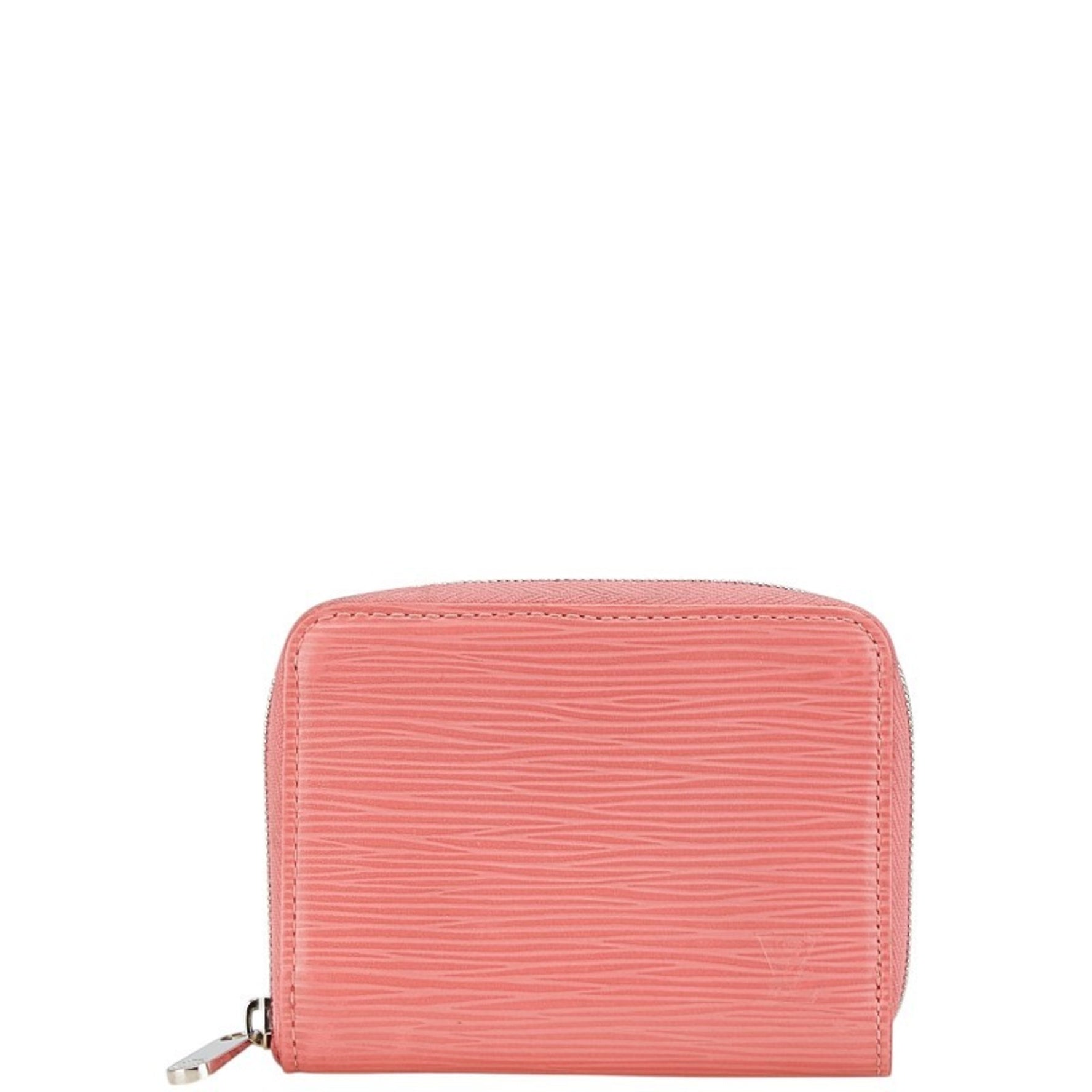 Louis Vuitton Epi Zippy Coin Purse Case M60593 Coral Orange Leather Women's LOUIS VUITTON