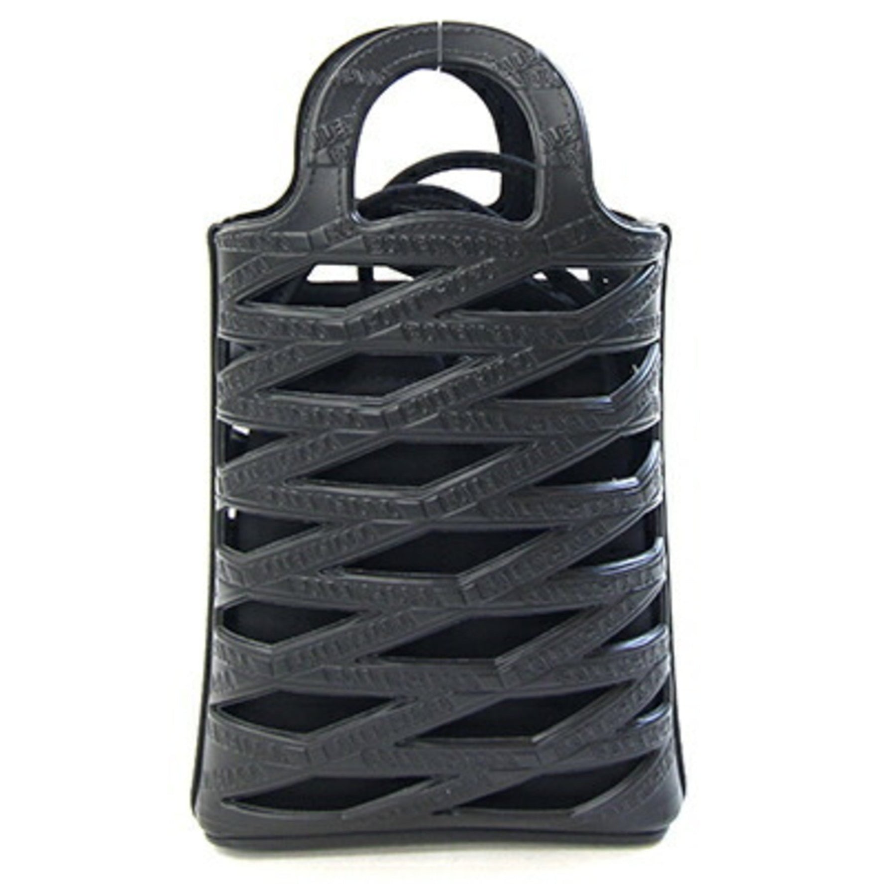 Balenciaga Shoulder Bag Neo Phone Holder Black Vegan Leather Handbag Women's BALENCIAGA