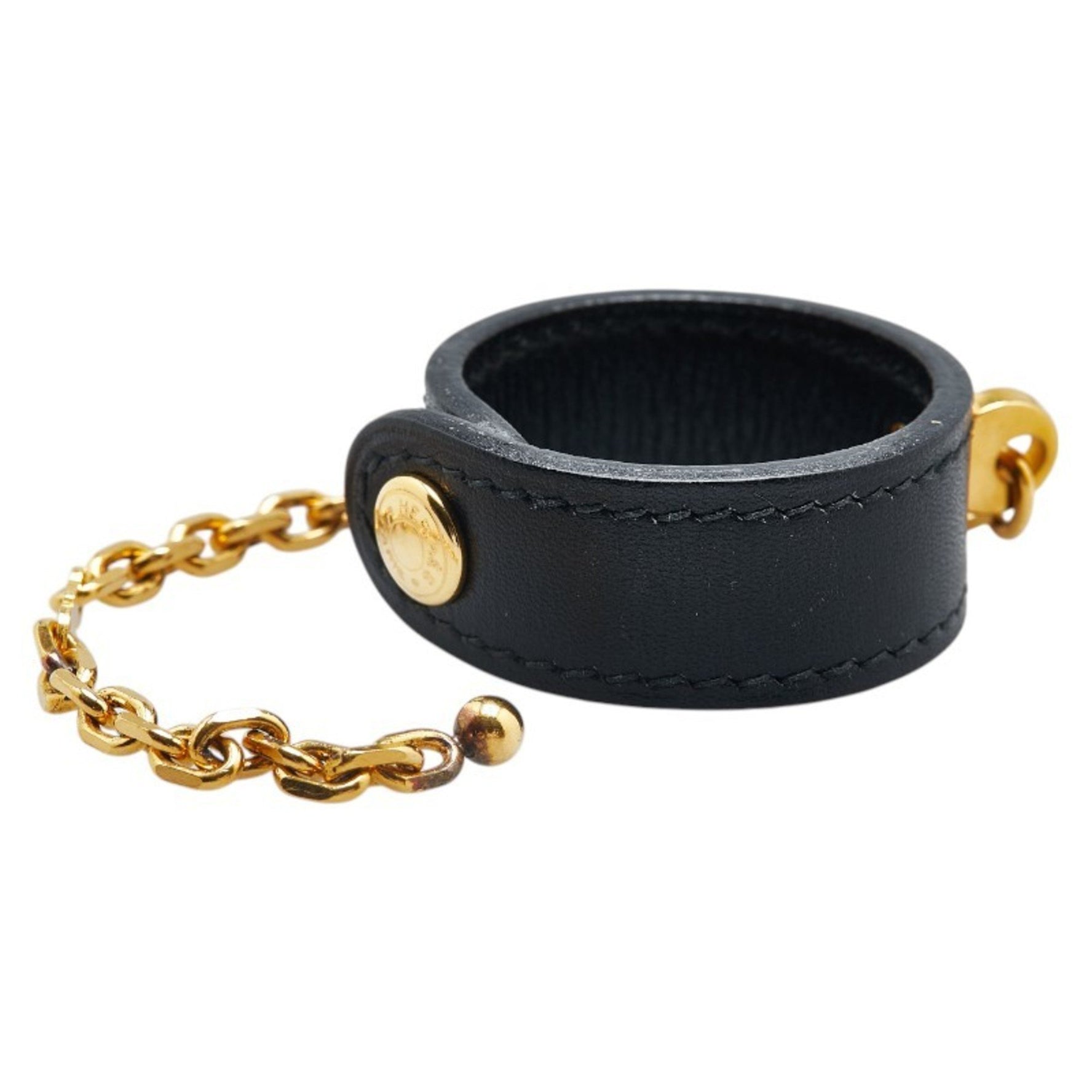 Hermes Nomad Glove Holder Black Box Calf Women's HERMES