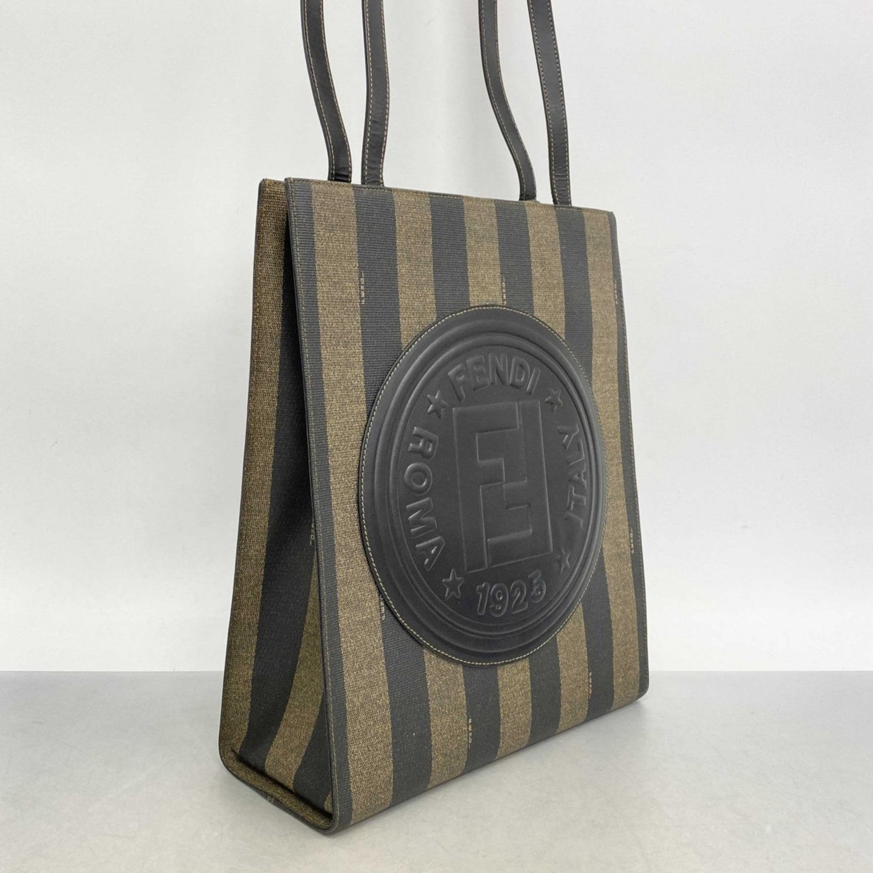 Fendi tote bag, pecan, brown, black