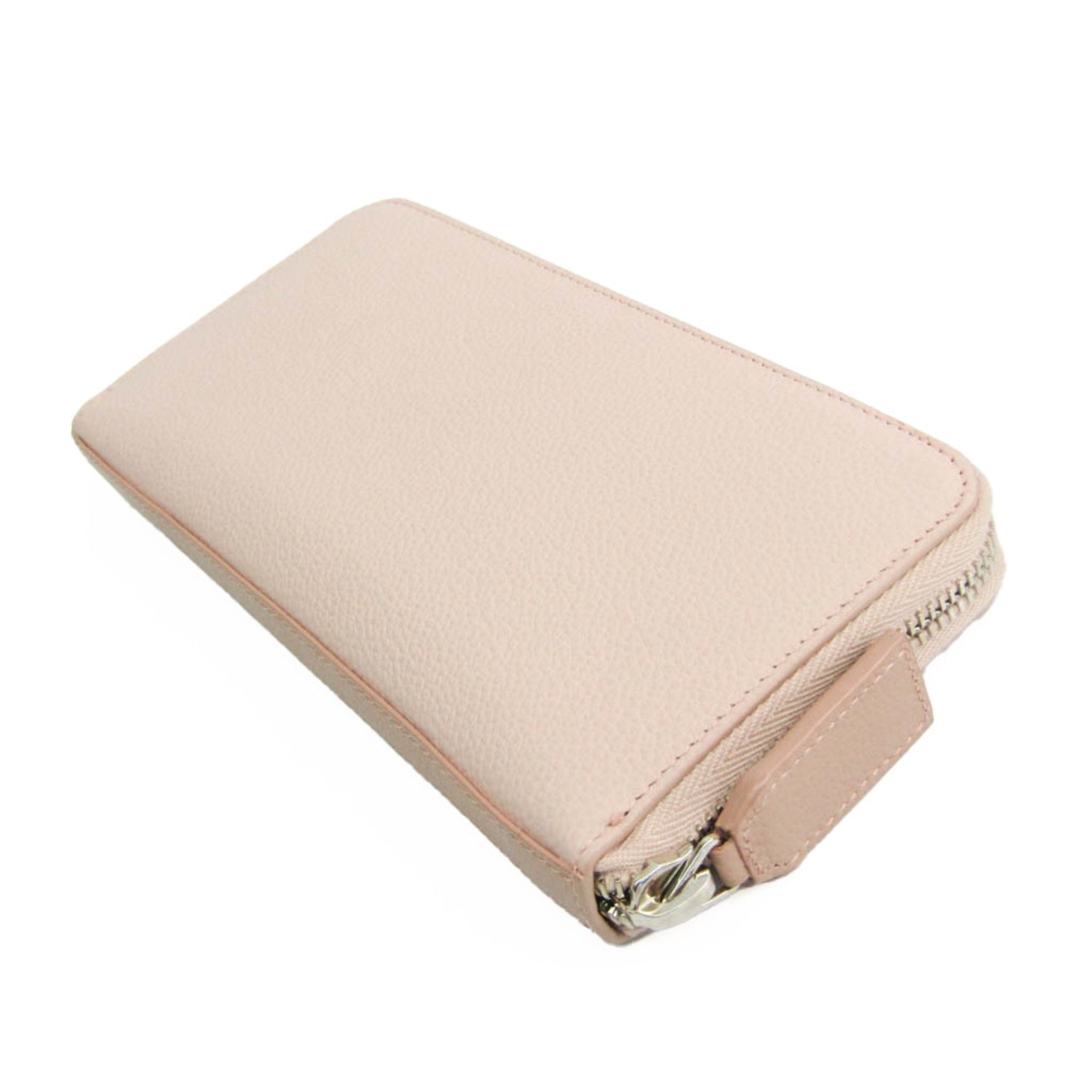 Saint Laurent Women's  Calfskin Long Wallet (bi-fold) Light Pink