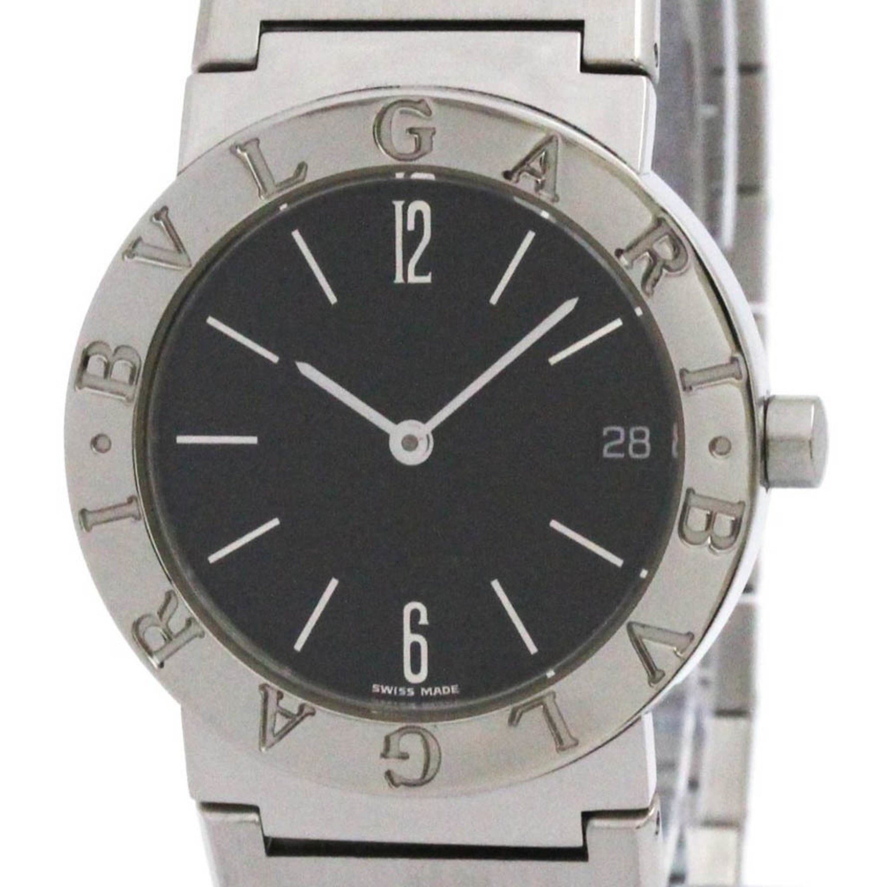 BVLGARI Steel Quartz Watch Polished