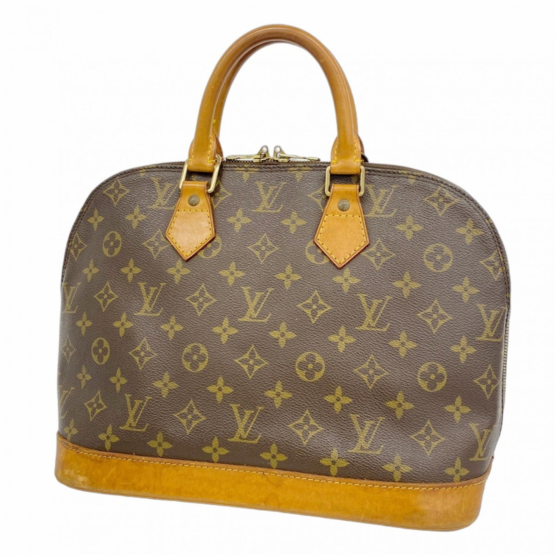 Louis Vuitton Monogram Alma Handbag M51130 Brown Women's