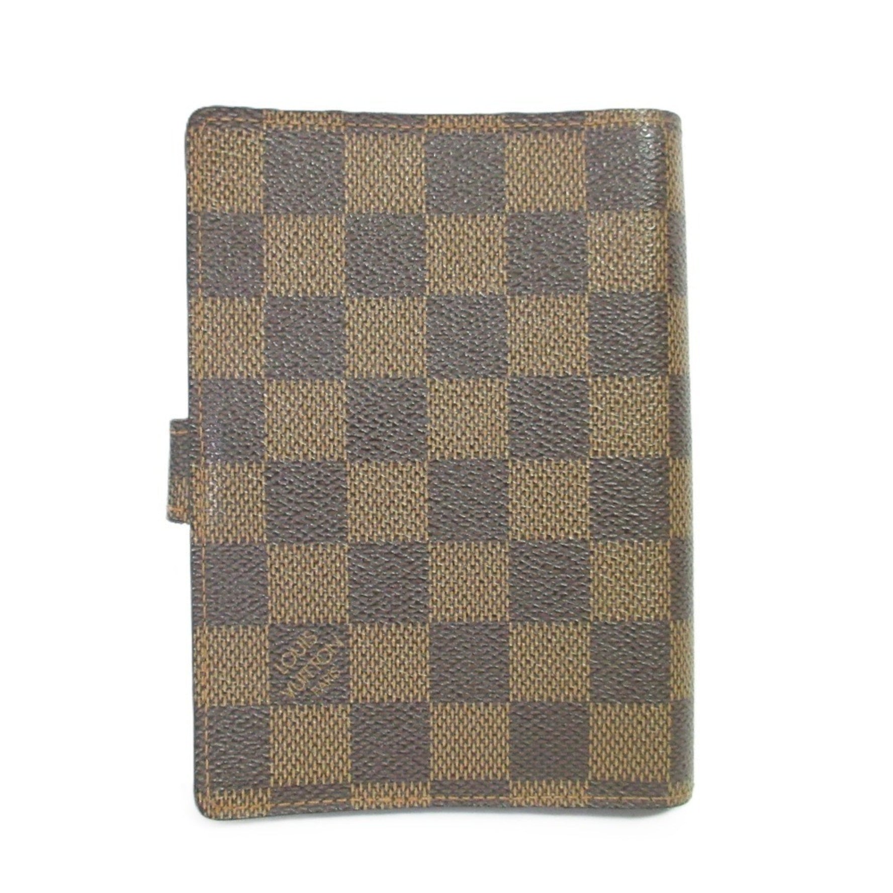 Louis Vuitton Damier Ebene Agenda PM notebook cover Brown Men's
