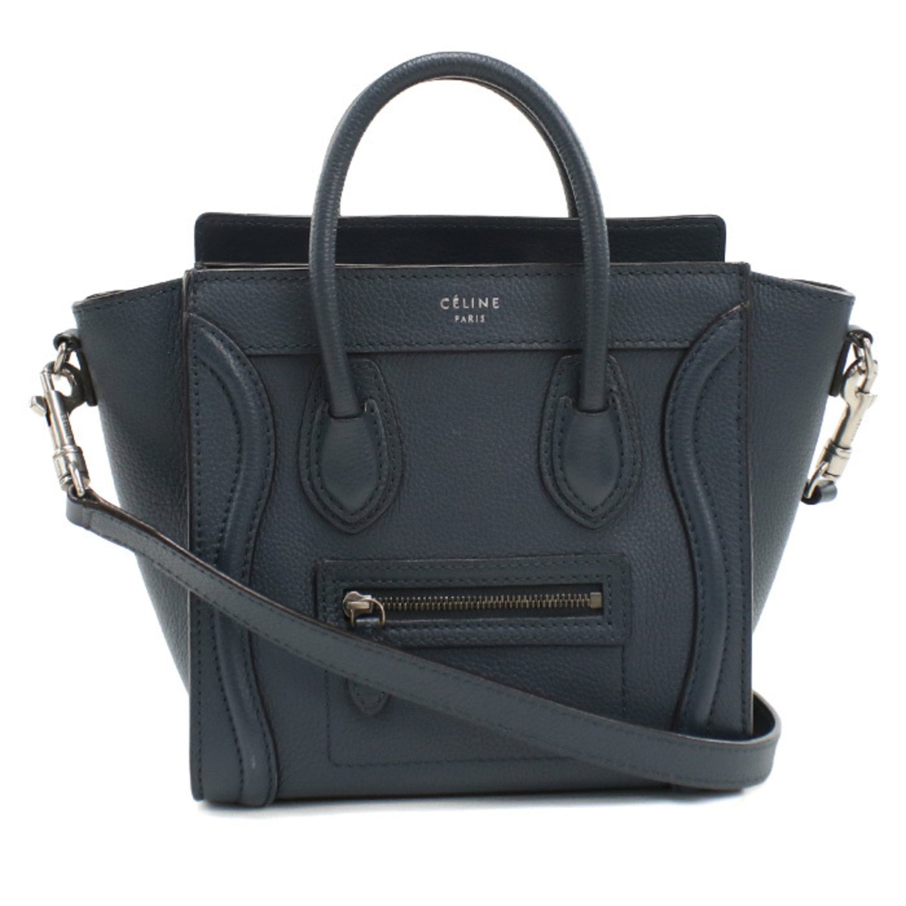 CELINE Luggage Nano Handbag