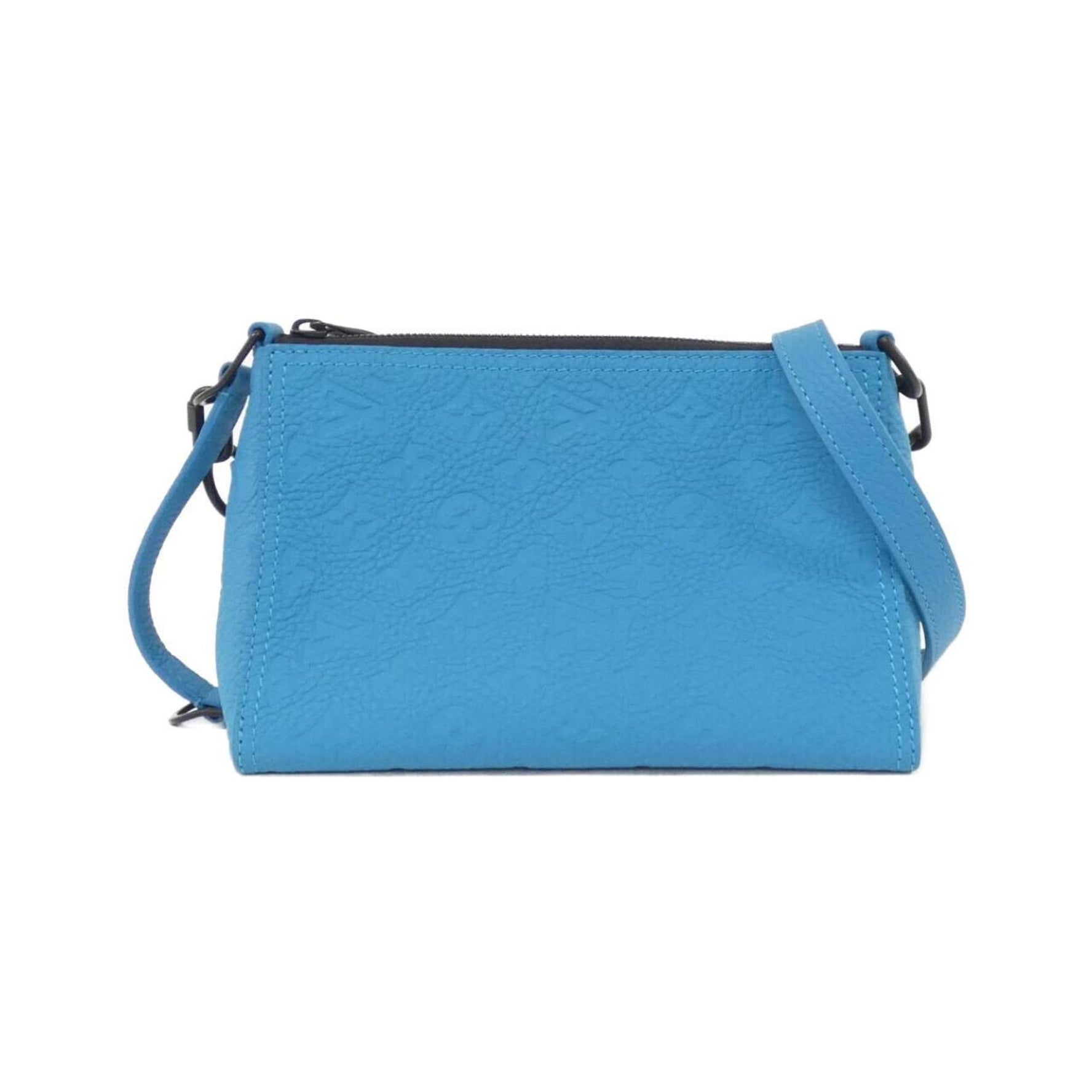 Louis Vuitton Taurillon Monogram Triangle Messenger Shoulder Bag