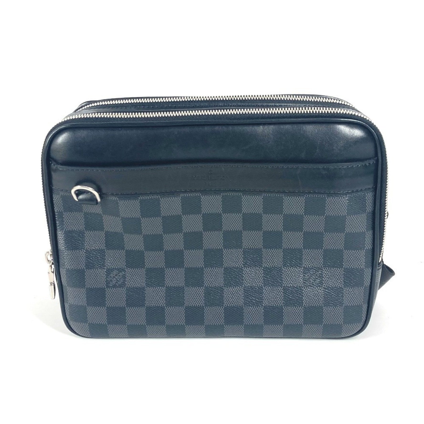 Louis Vuitton Damier Graphite Trocadero Crossbody Shoulder Bag Canvas Men's