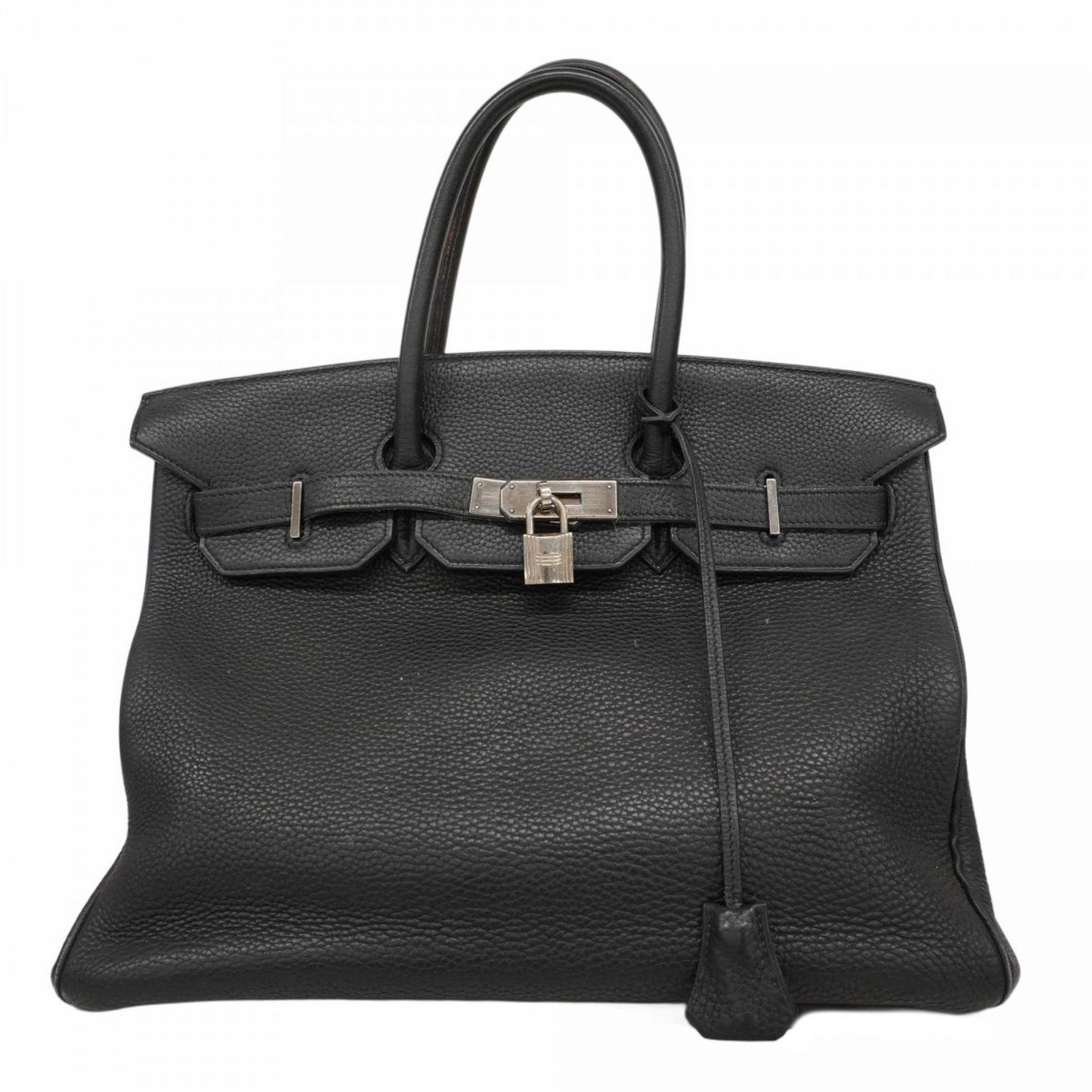 Hermes Birkin 35 Togo Black Handbag for Women, Engraved with I Stamp