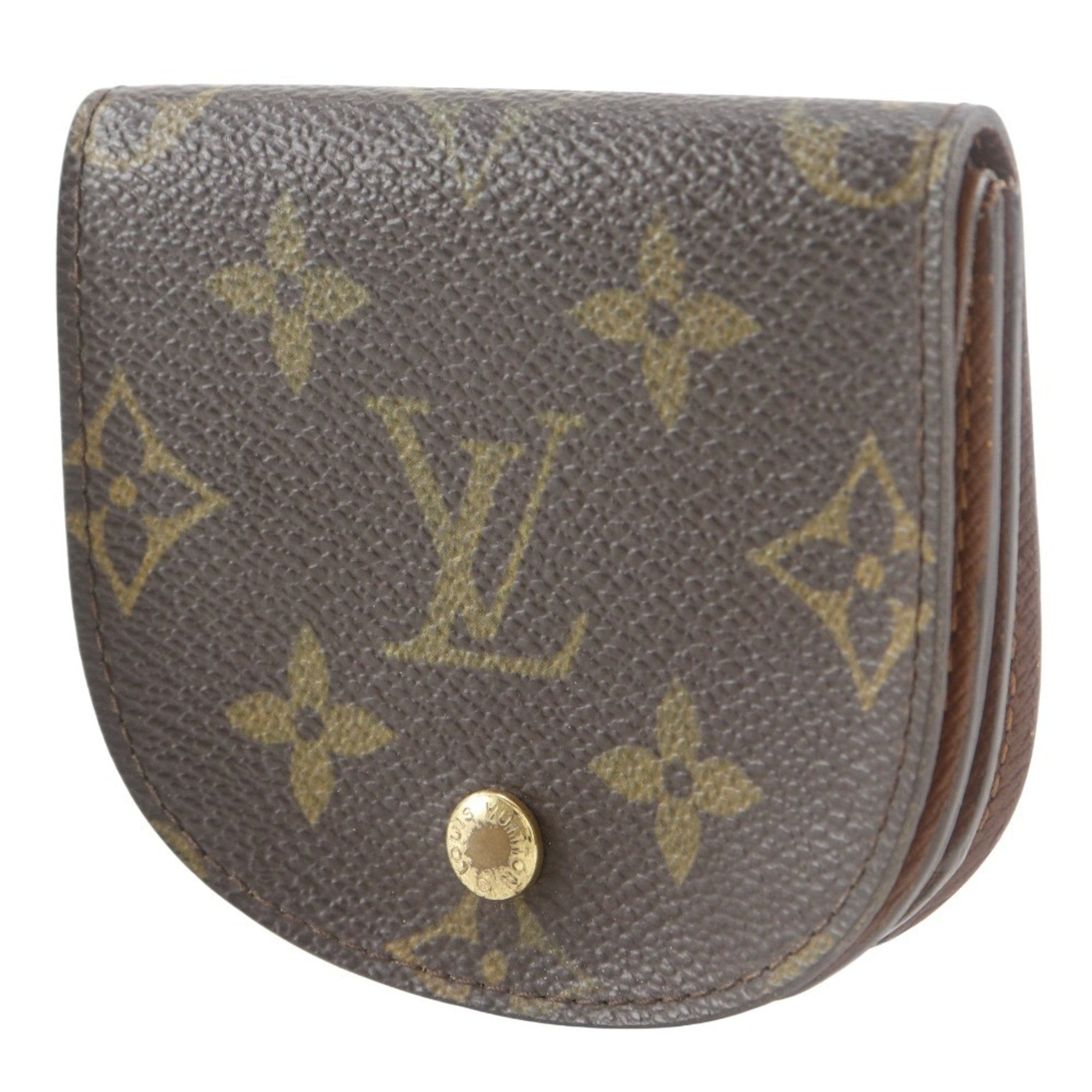 Louis Vuitton Porto Moneguse Coin Case Monogram Canvas 2004 Snap Buttons Unisex