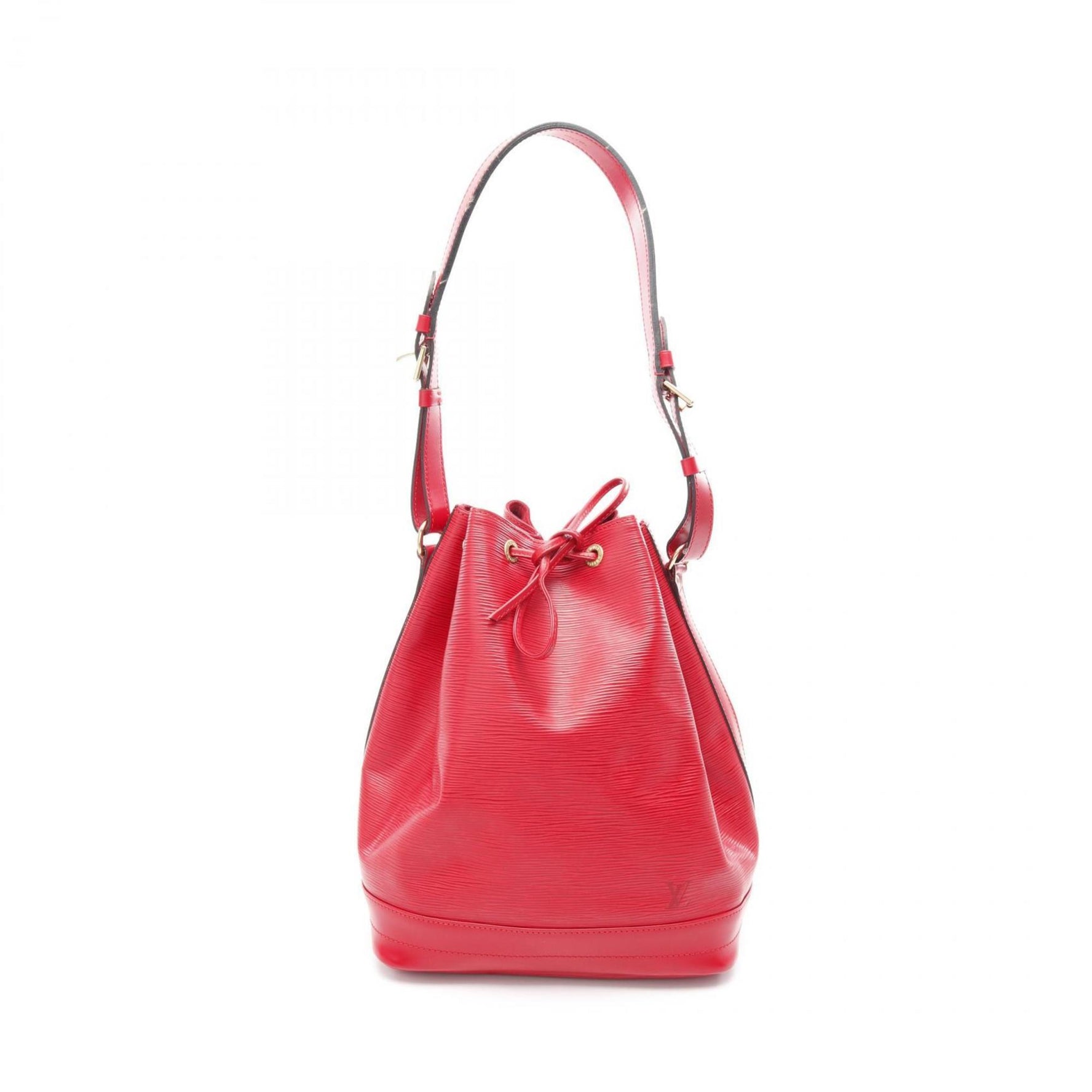 Louis Vuitton Noe Epi Castilian Red Leather Shoulder Bag