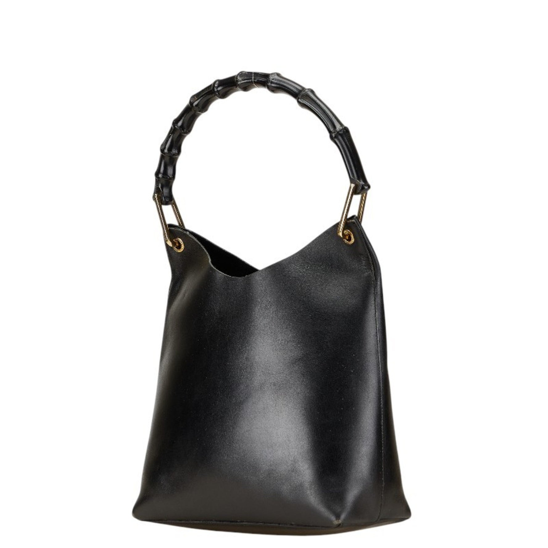 Gucci Bamboo Handbag 001 2058 Leather