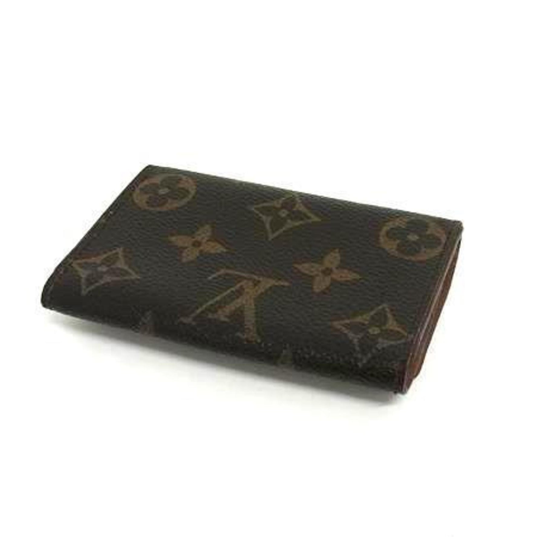 Louis Vuitton Monogram Multicle 6 Key Case Brown Leather
