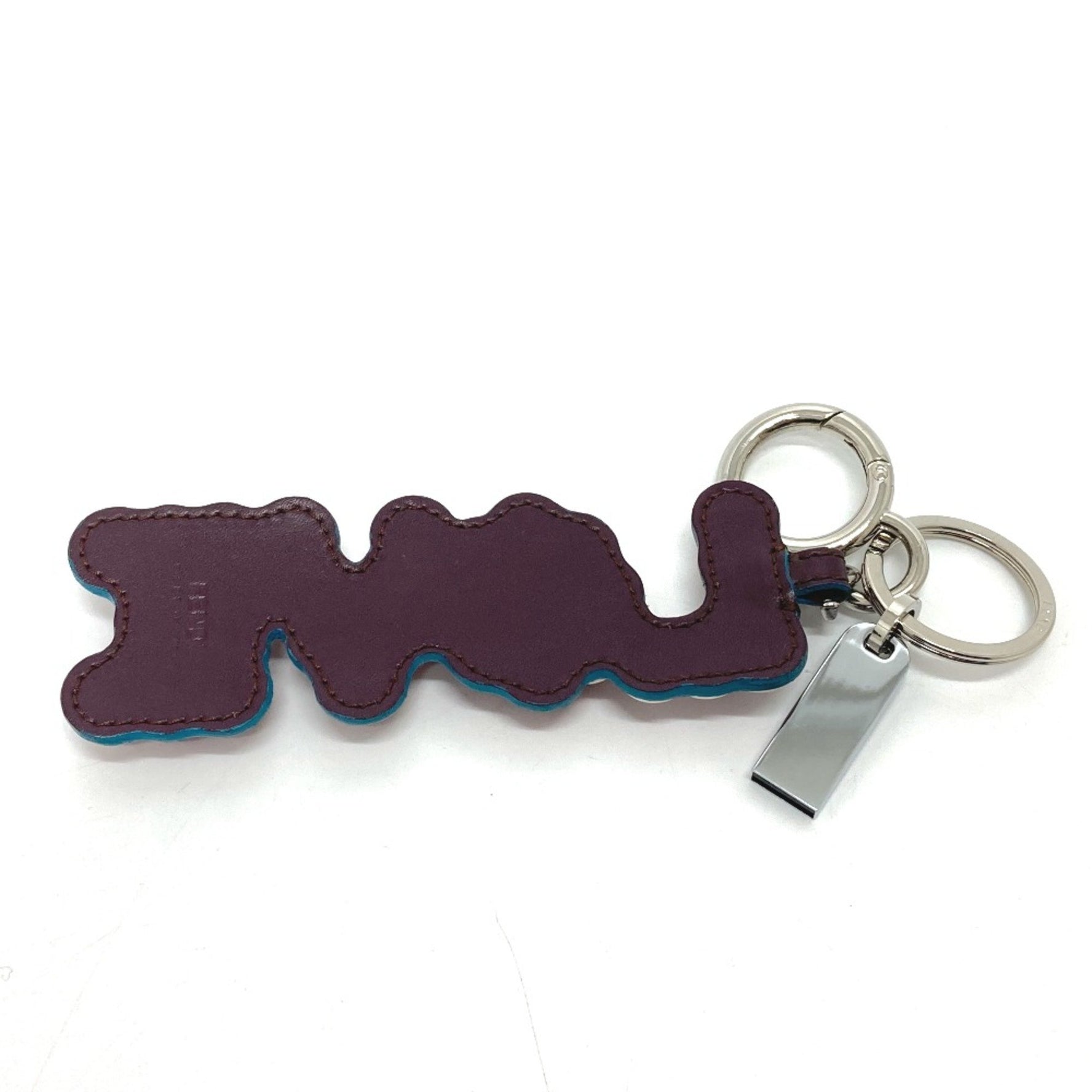 Fendi logo bag key ring charm Key Holder Multicolore