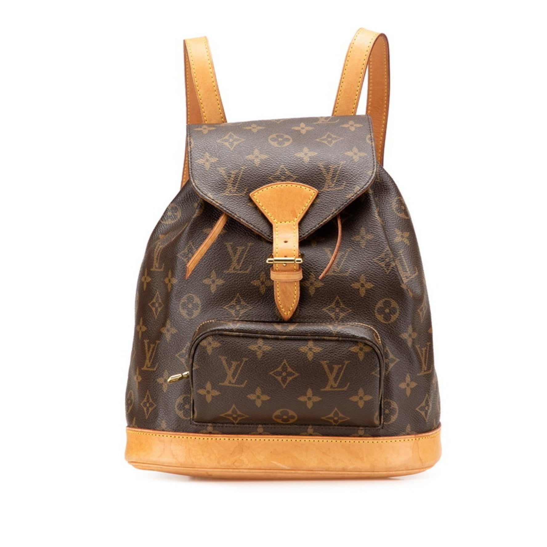 Louis Vuitton Monogram Montsouris MM Backpack Leather LOUIS VUITTON