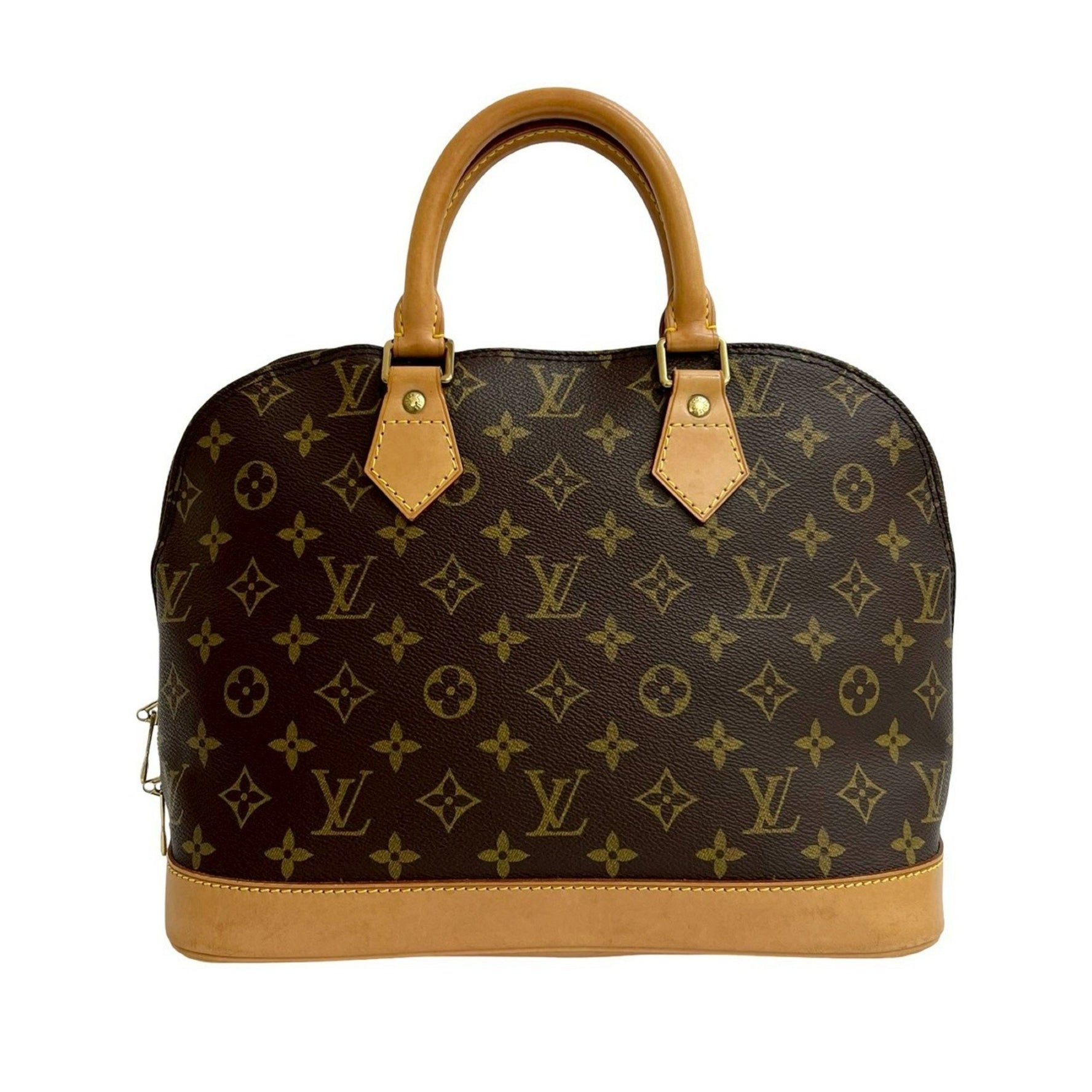 LOUIS VUITTON Vintage Alma PM Monogram Leather Handbag/Mini Boston Bag, 363-4