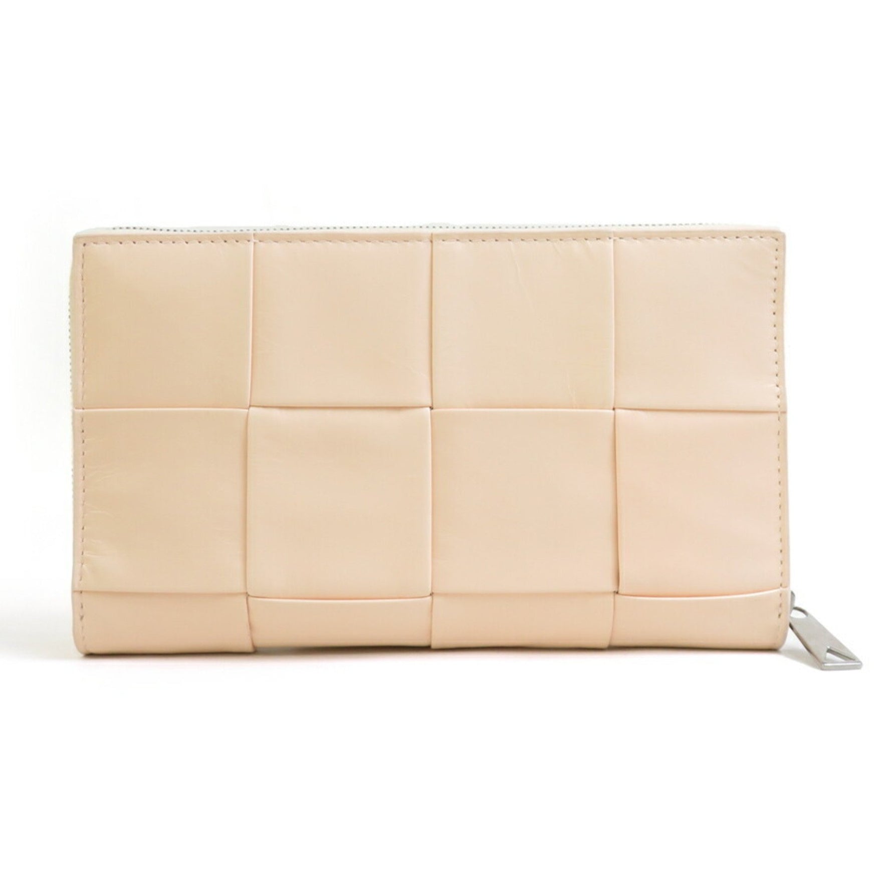 BOTTEGA VENETA Round Long Wallet Leather Melon Washed Men's
