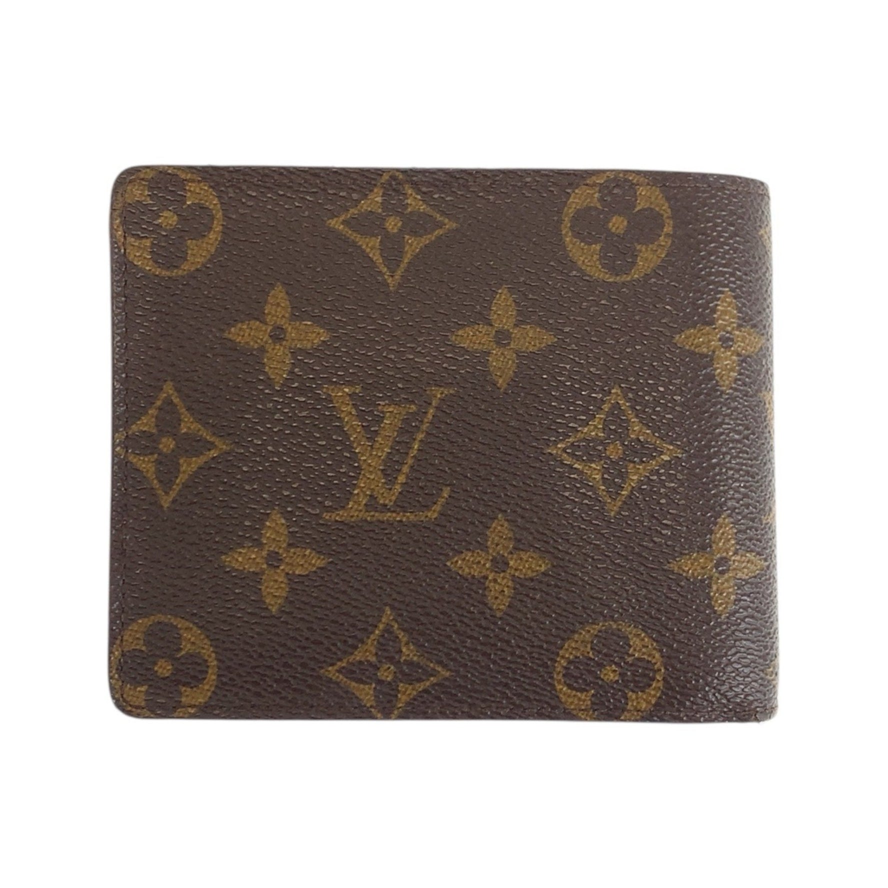 LOUIS VUITTON Monogram Portefeuille Florin, Brown with Gold Hardware, M60026, Compact Folding Wallet