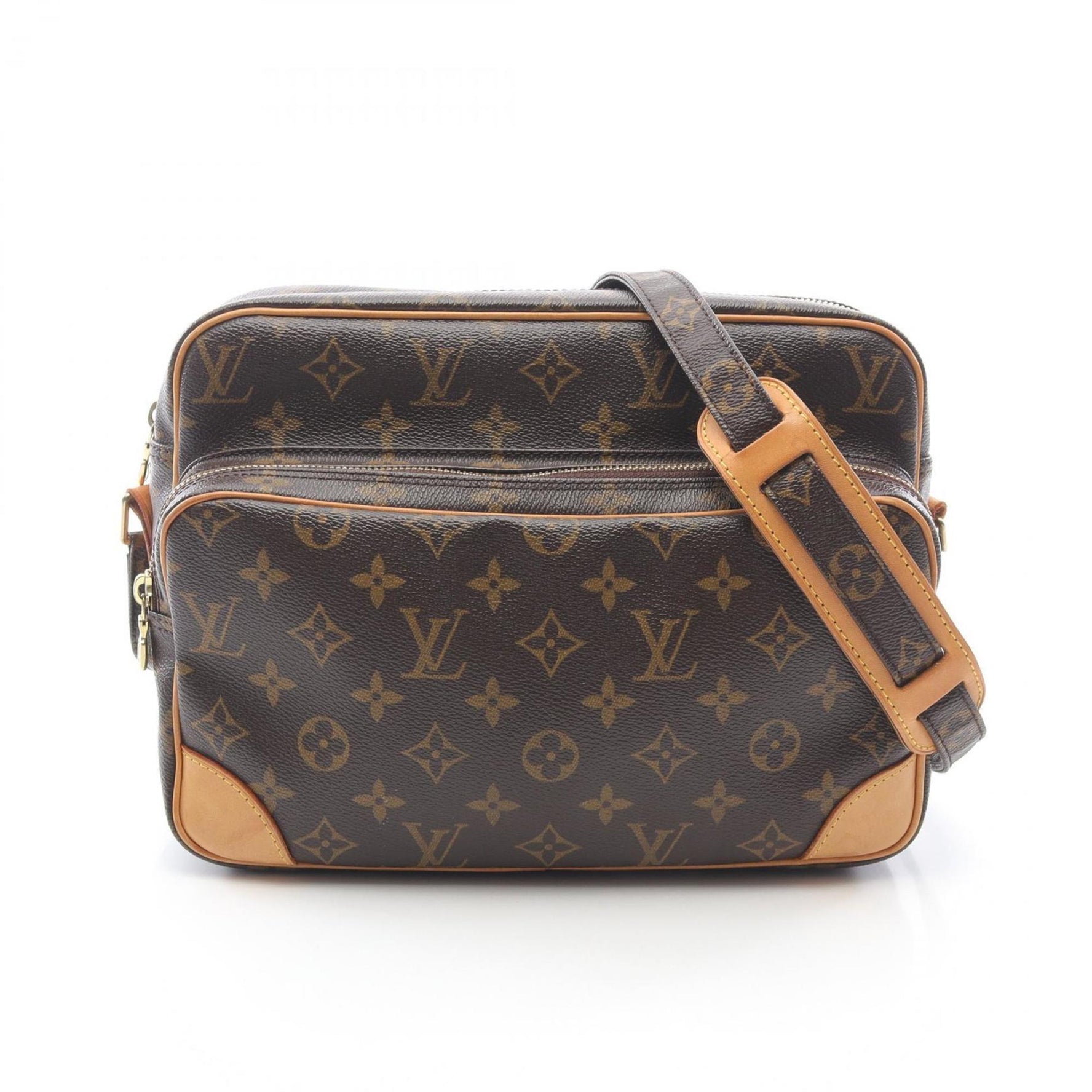 Louis Vuitton Nile Shoulder Bag, Coated Canvas and Leather, Monogram