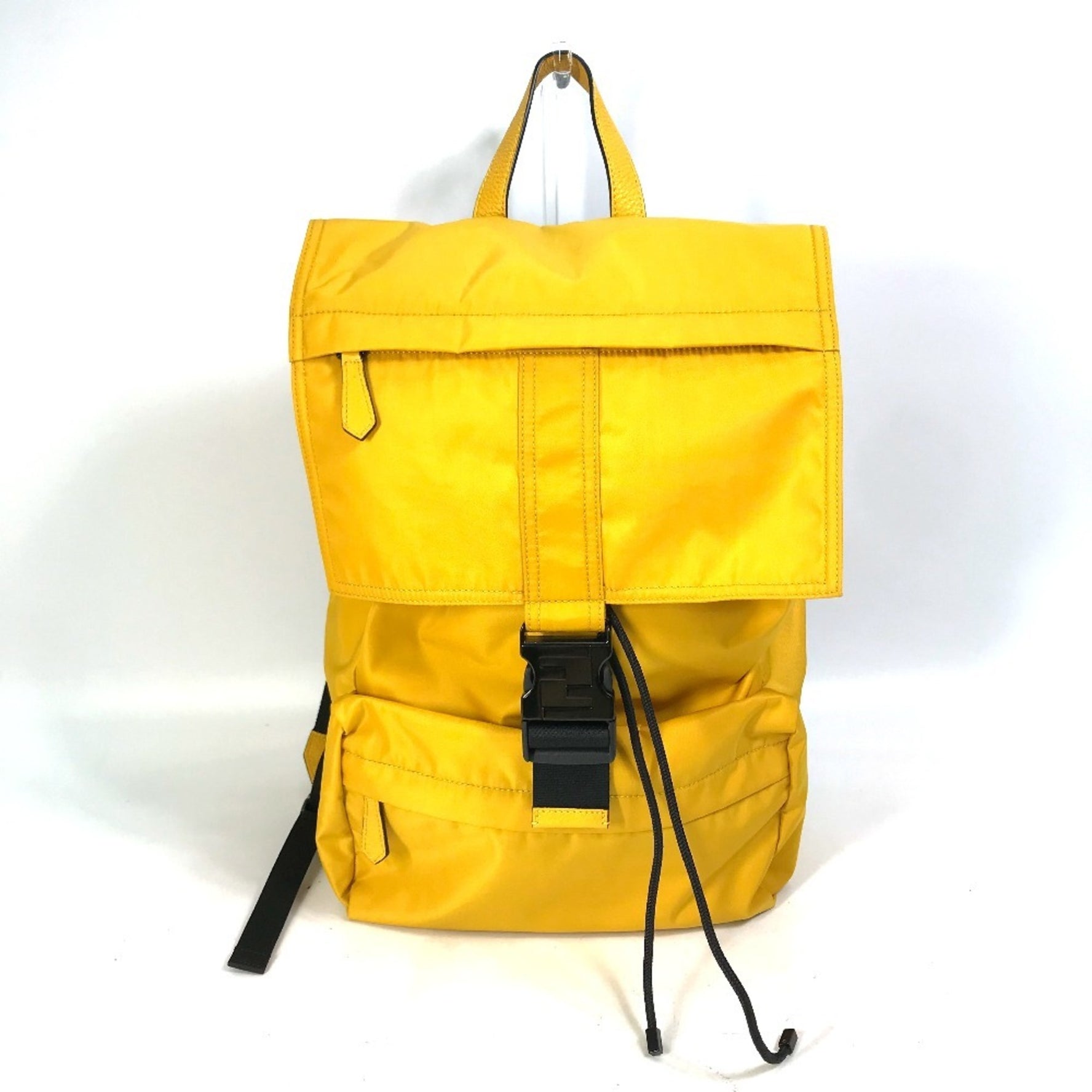 FENDI Fendines Backpack, Men's, Nylon/Leather, Like New