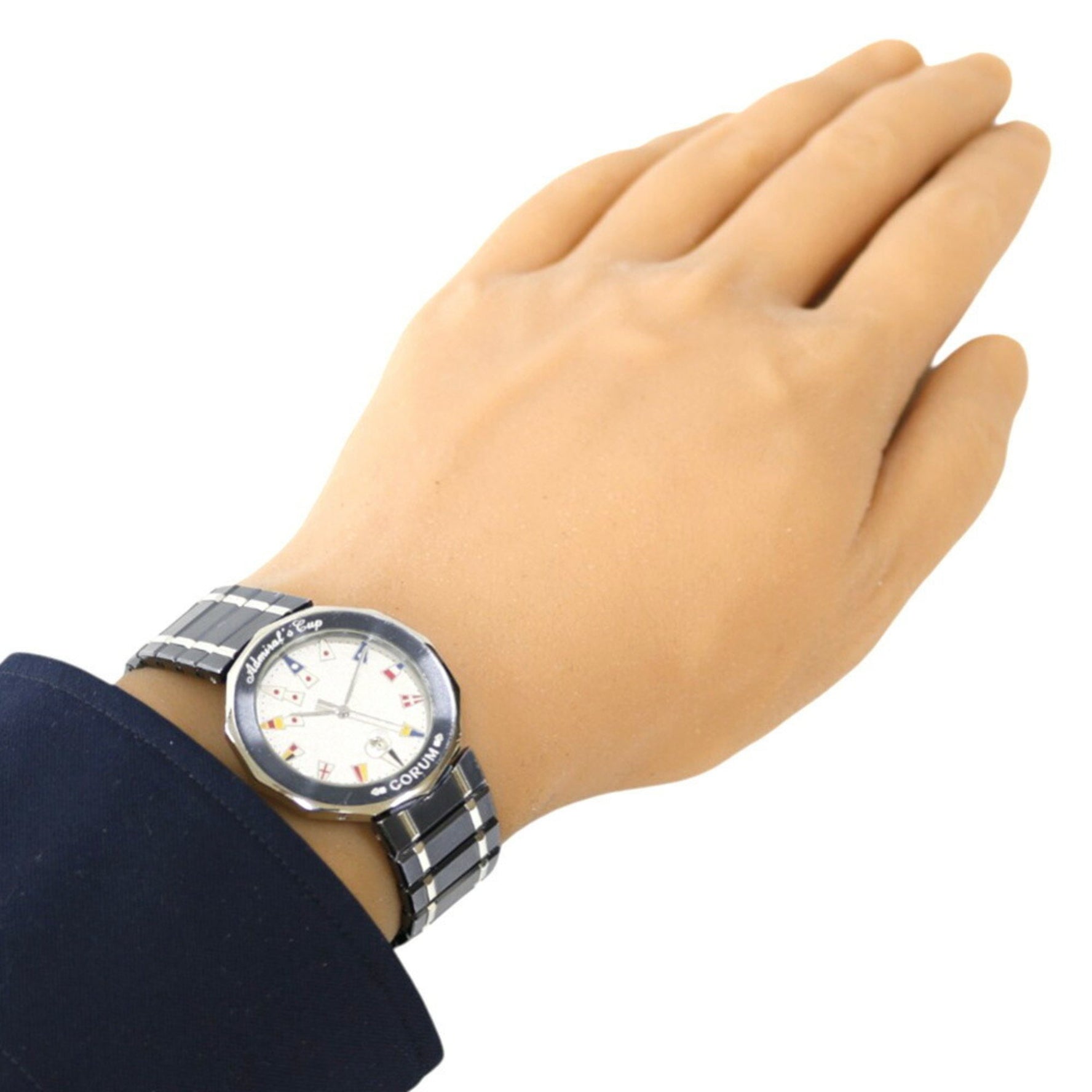 Corum Admiral's Cup Stainless Steel Watch 99810.30V50B Quartz Men's