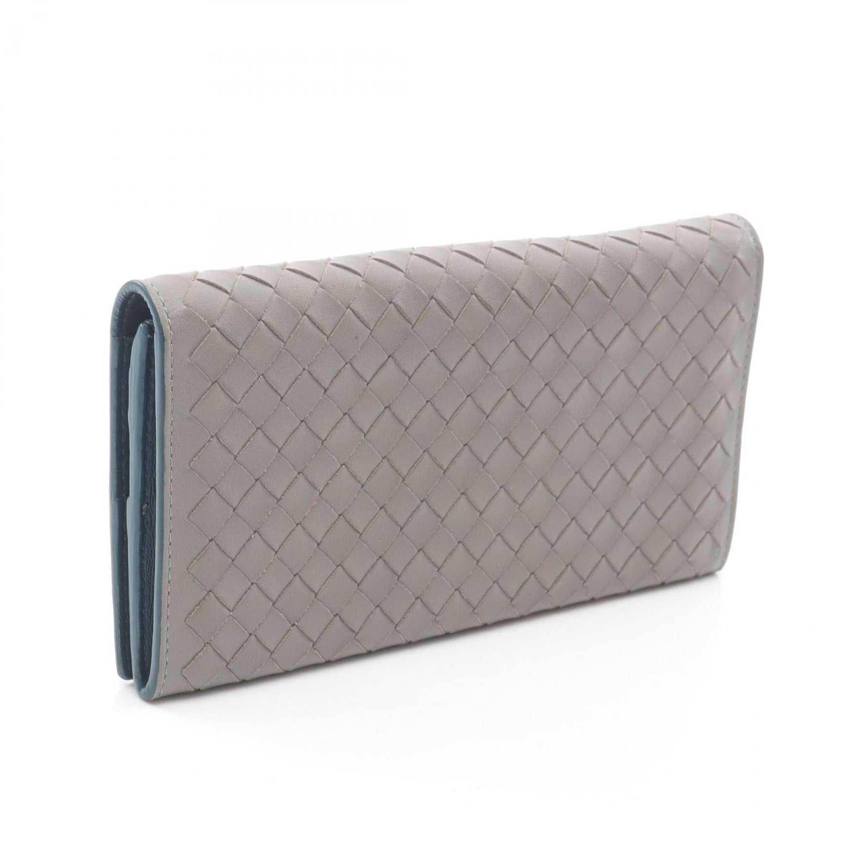 Bottega Veneta Intrecciato Leather Bi-fold Long Wallet in