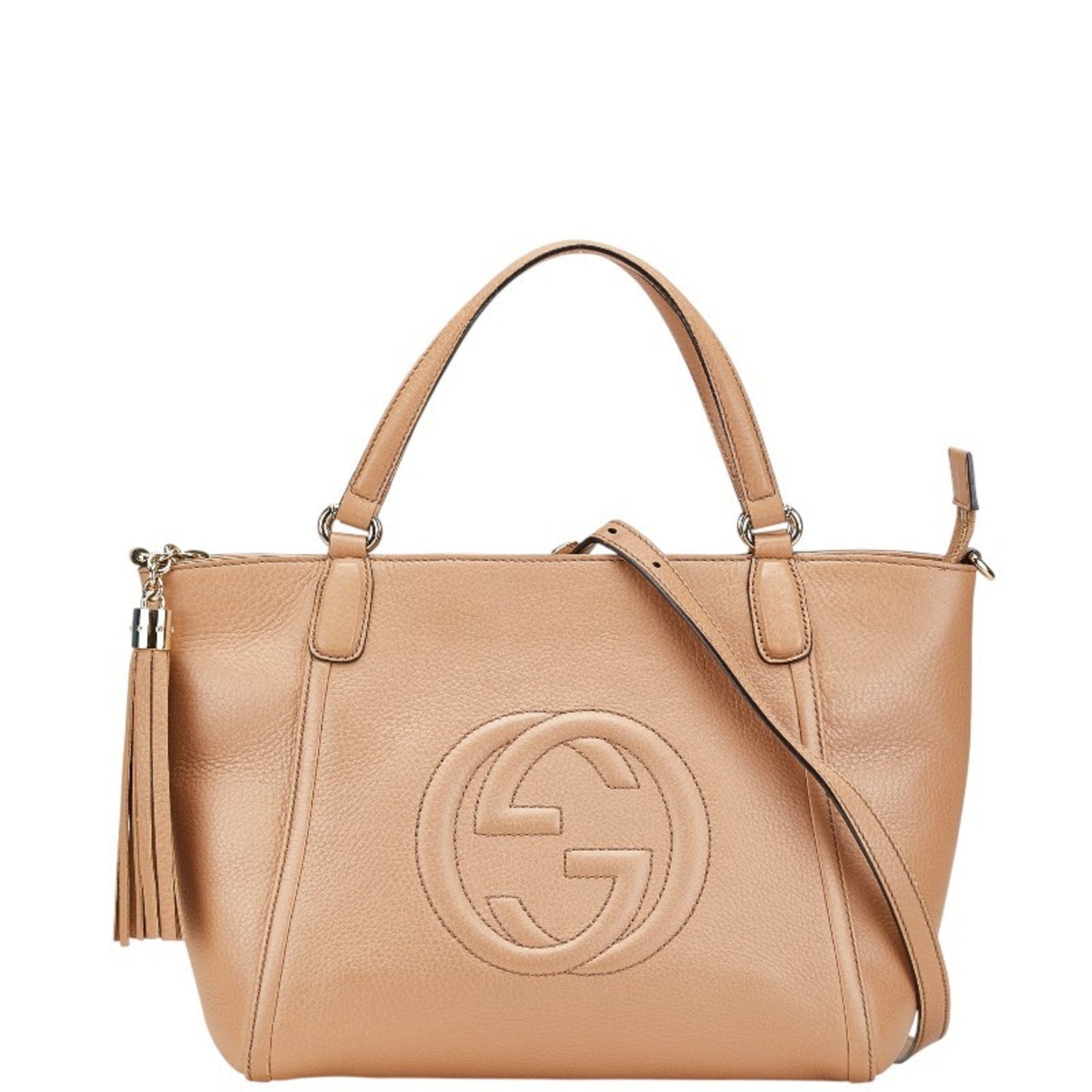 Gucci Soho Tassel Handbag/Shoulder Bag, Leather