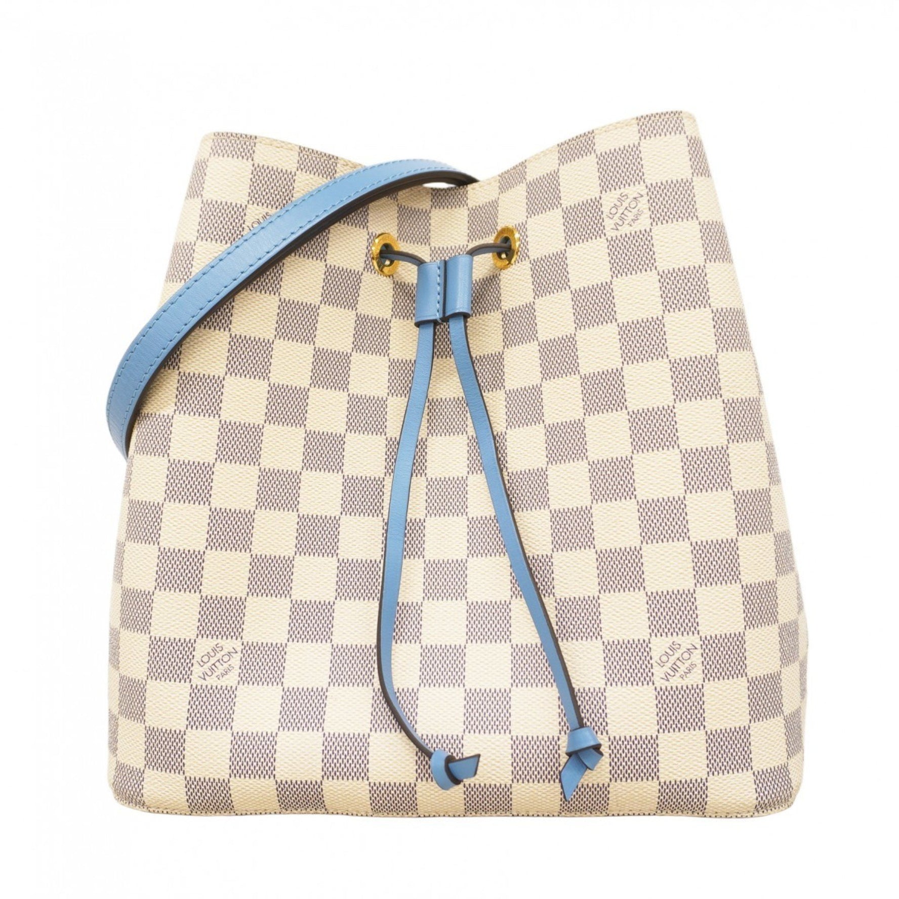 Louis Vuitton Damier Azur NeoNoe Shoulder Bag Blue
