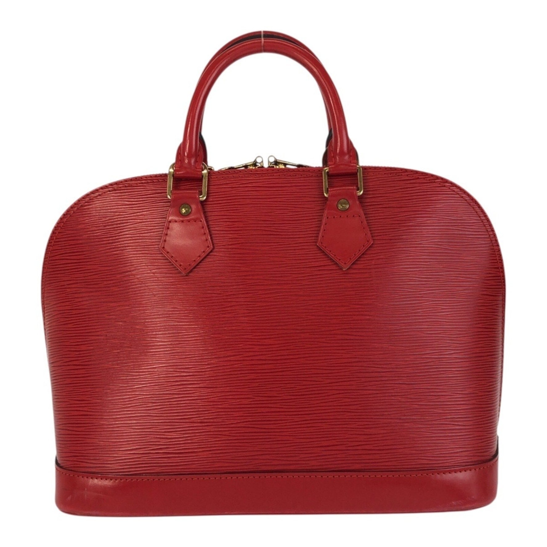 LOUIS VUITTON Epi Alma Red with Gold Hardware and Leather, Handbag/Tote Bag