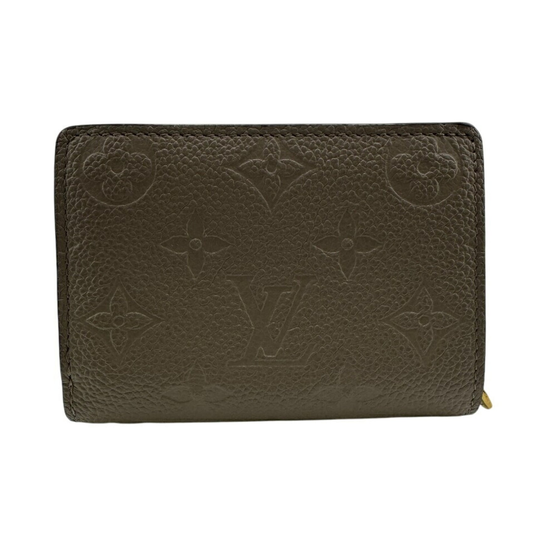 LOUIS VUITTON Portefeuille Q Compact Wallet Monogram Empreinte Bifold