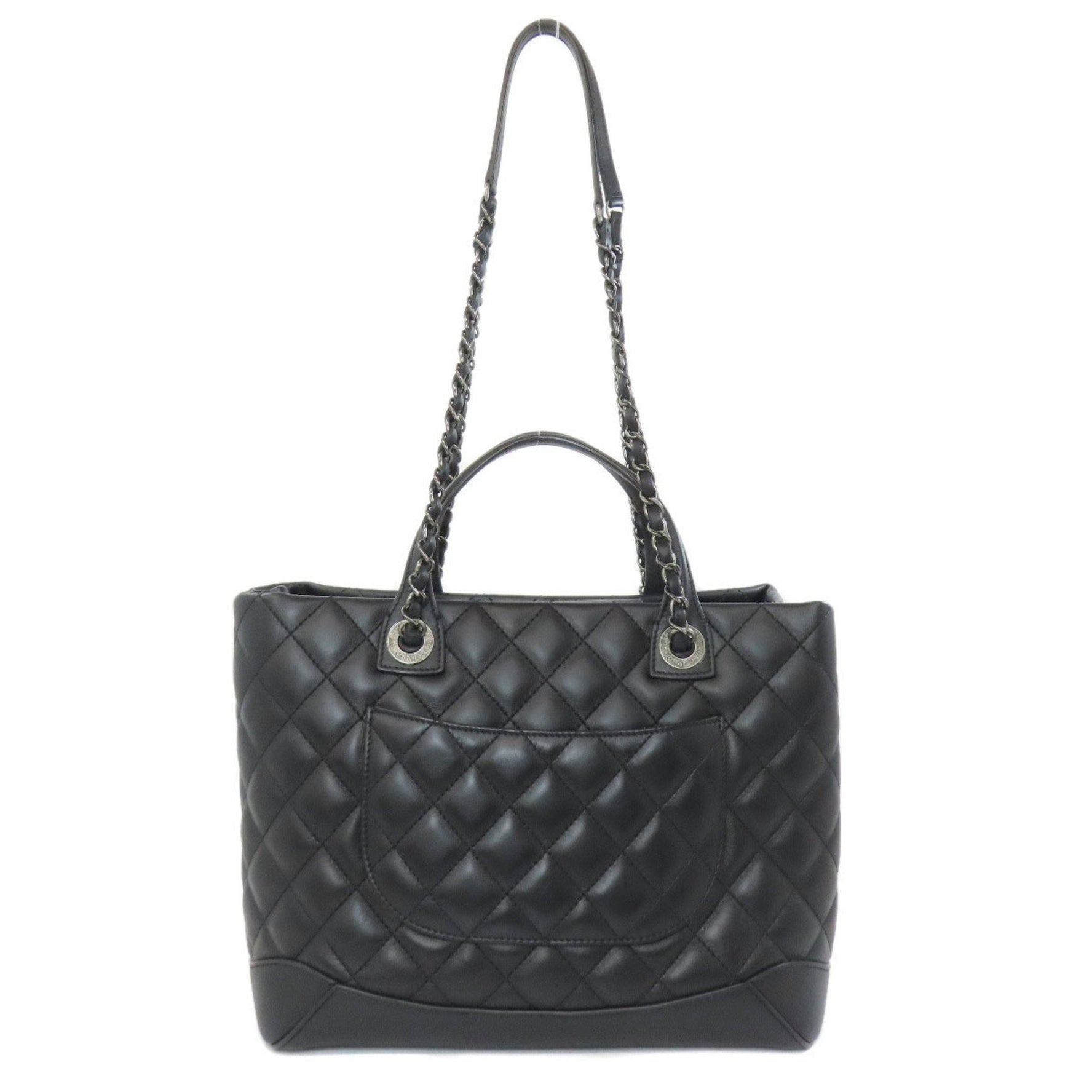 CHANEL Matelasse Tote Bag, Lambskin