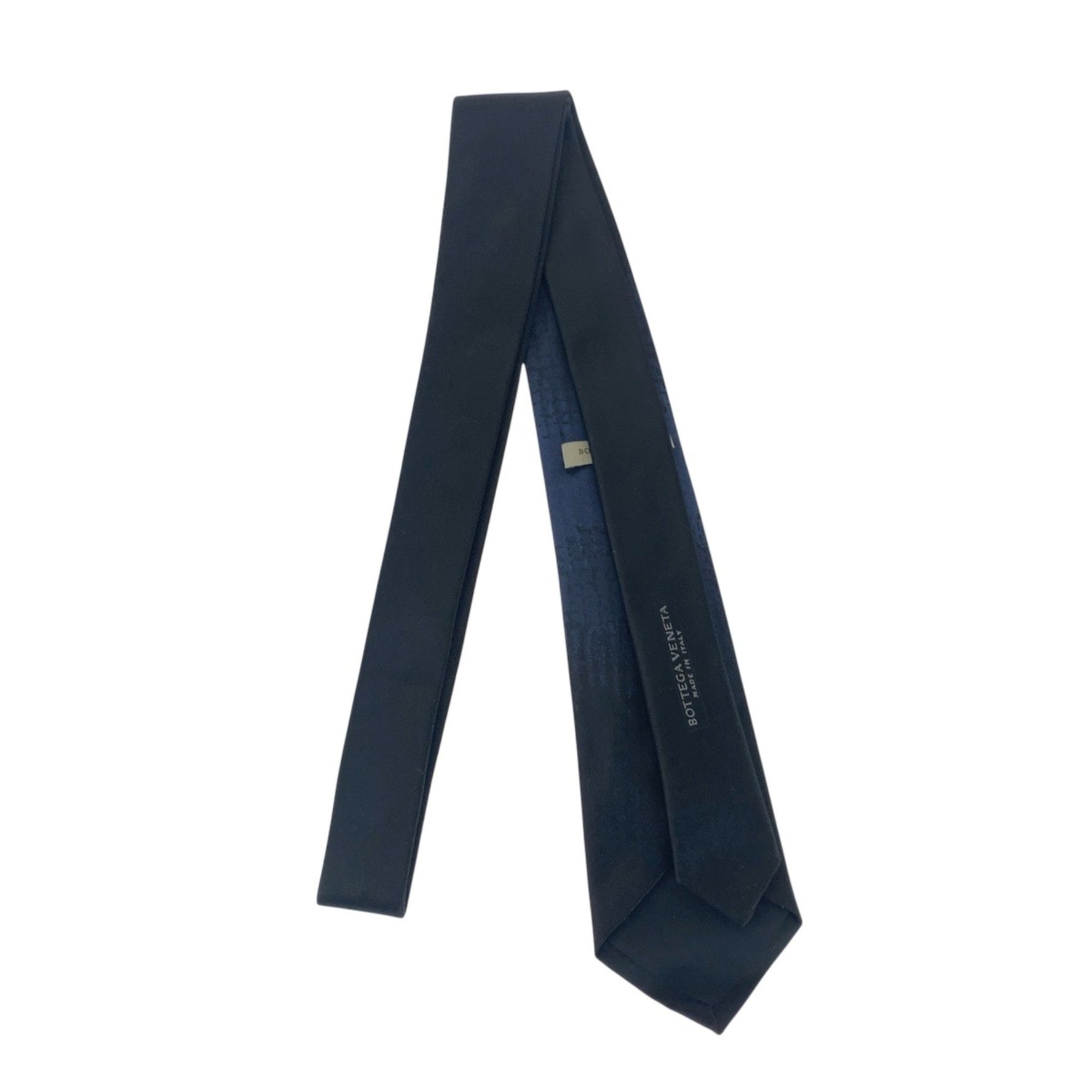 BOTTEGA VENETA Blue Silk Tie