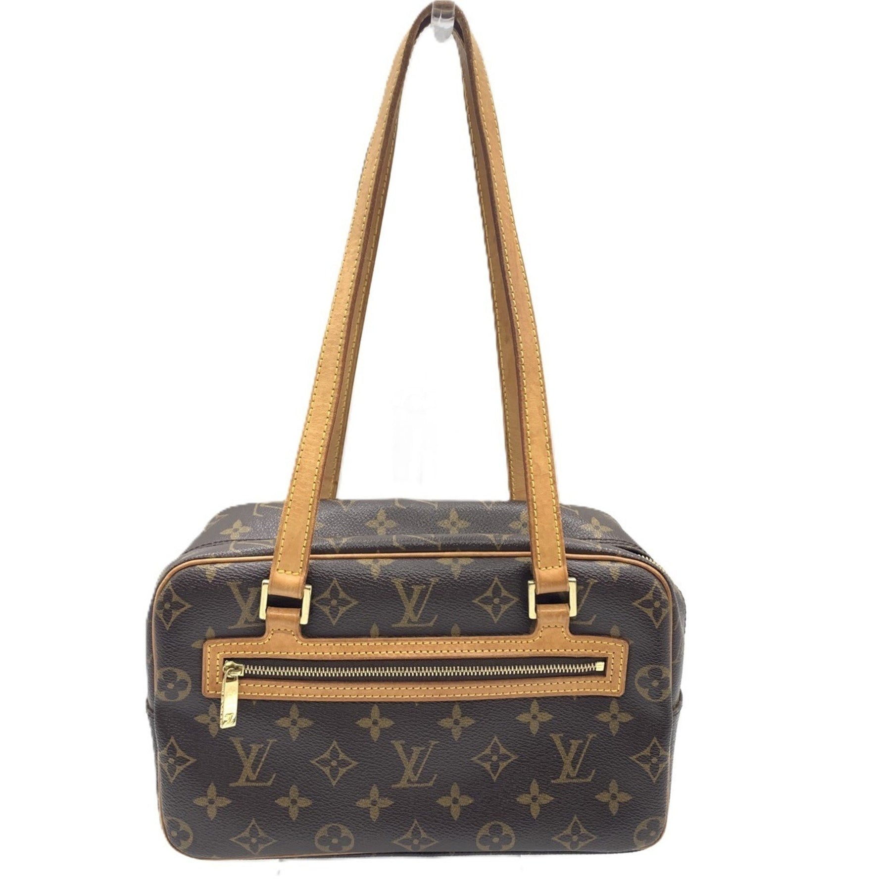 Louis Vuitton Cite MM Shoulder Bag Leather