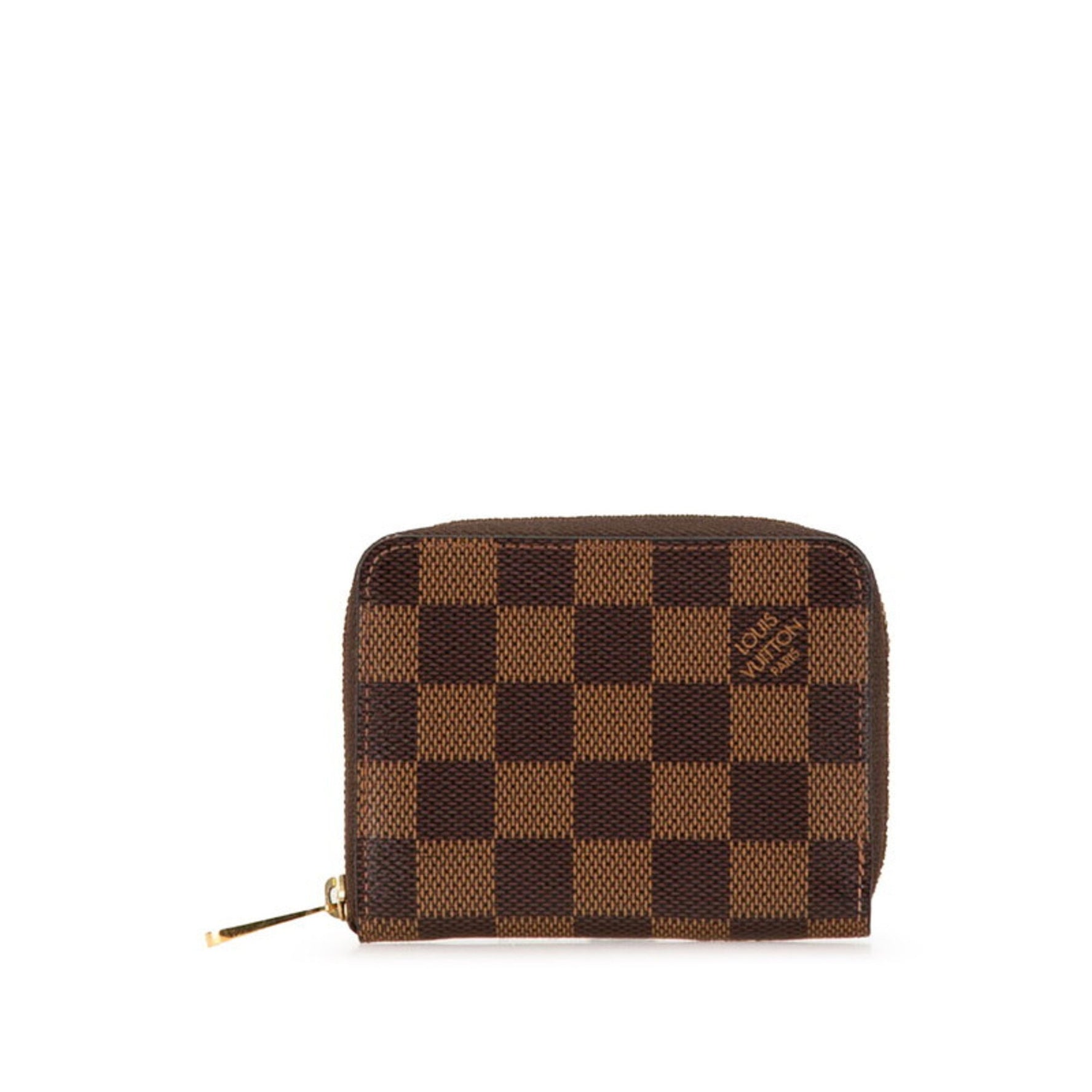 Louis Vuitton Damier Zippy Coin Purse Case PVC