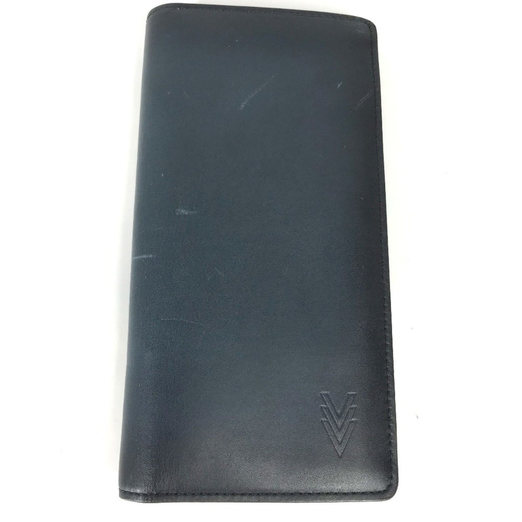 Louis Vuitton Cuir Ombre Portefeuille Brazza Bifold Long Wallet in Leather, Men's