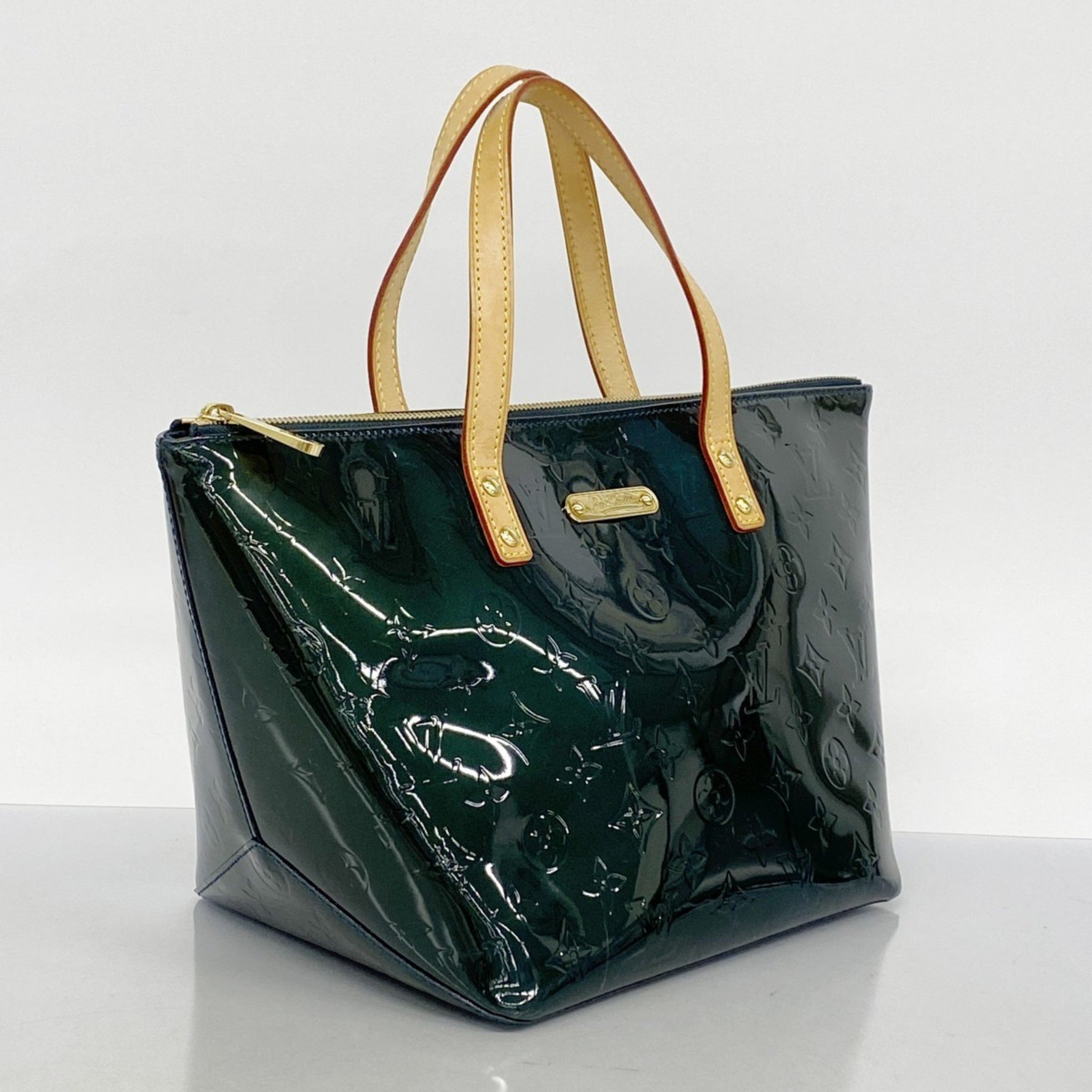 Louis Vuitton Vernis Peruvian PM Handbag M93671 Bleu Nuit for Women