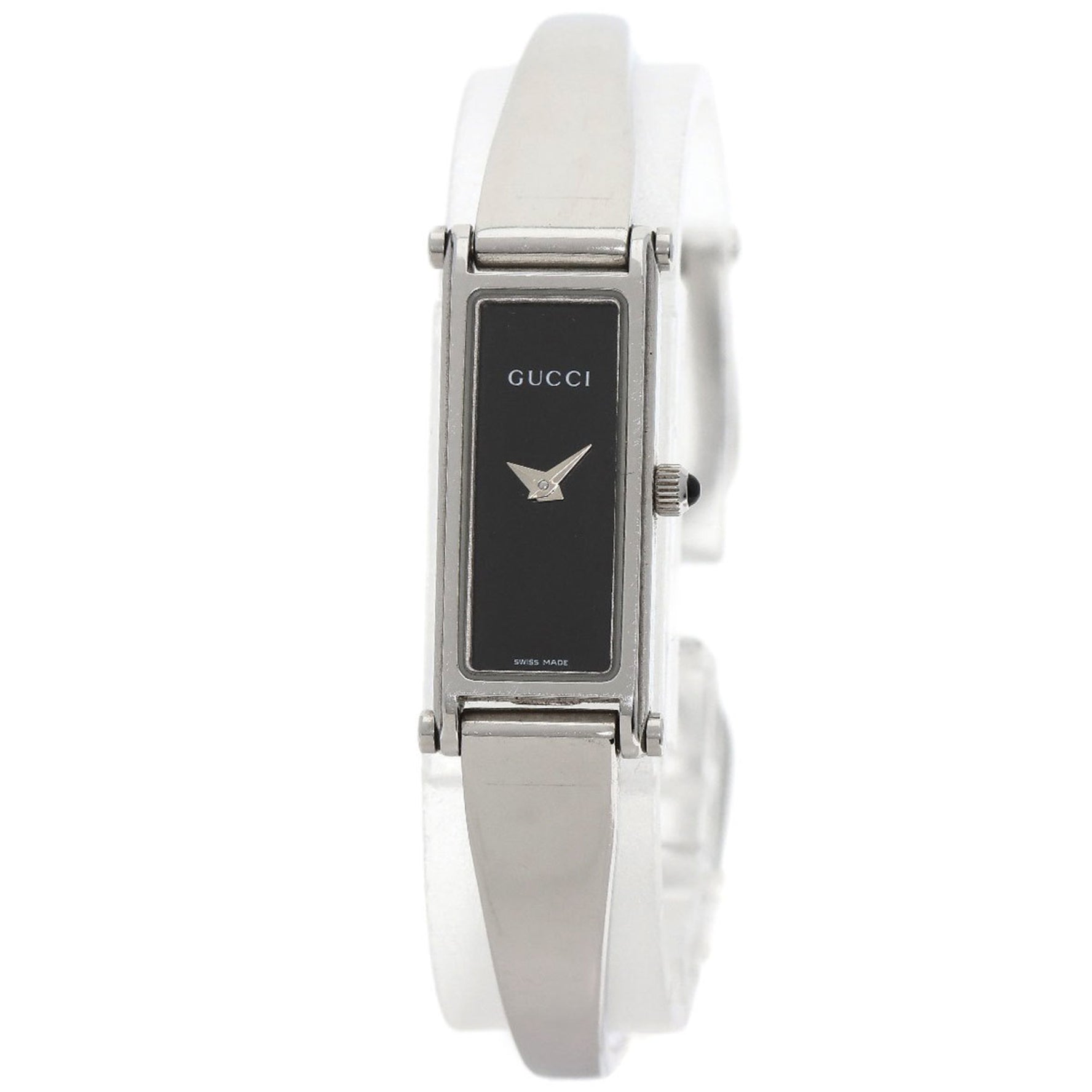 Gucci Square Face Watch Stainless Steel SS Ladies GUCCI